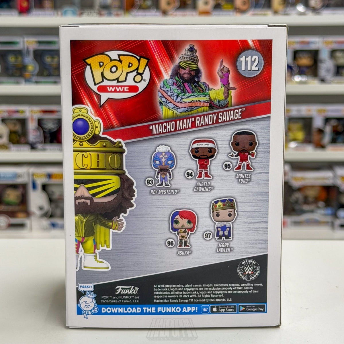 Funko Pop WWE Macho Man Randy Savage WrestleMania VI Entertainment Earth 112 Toy