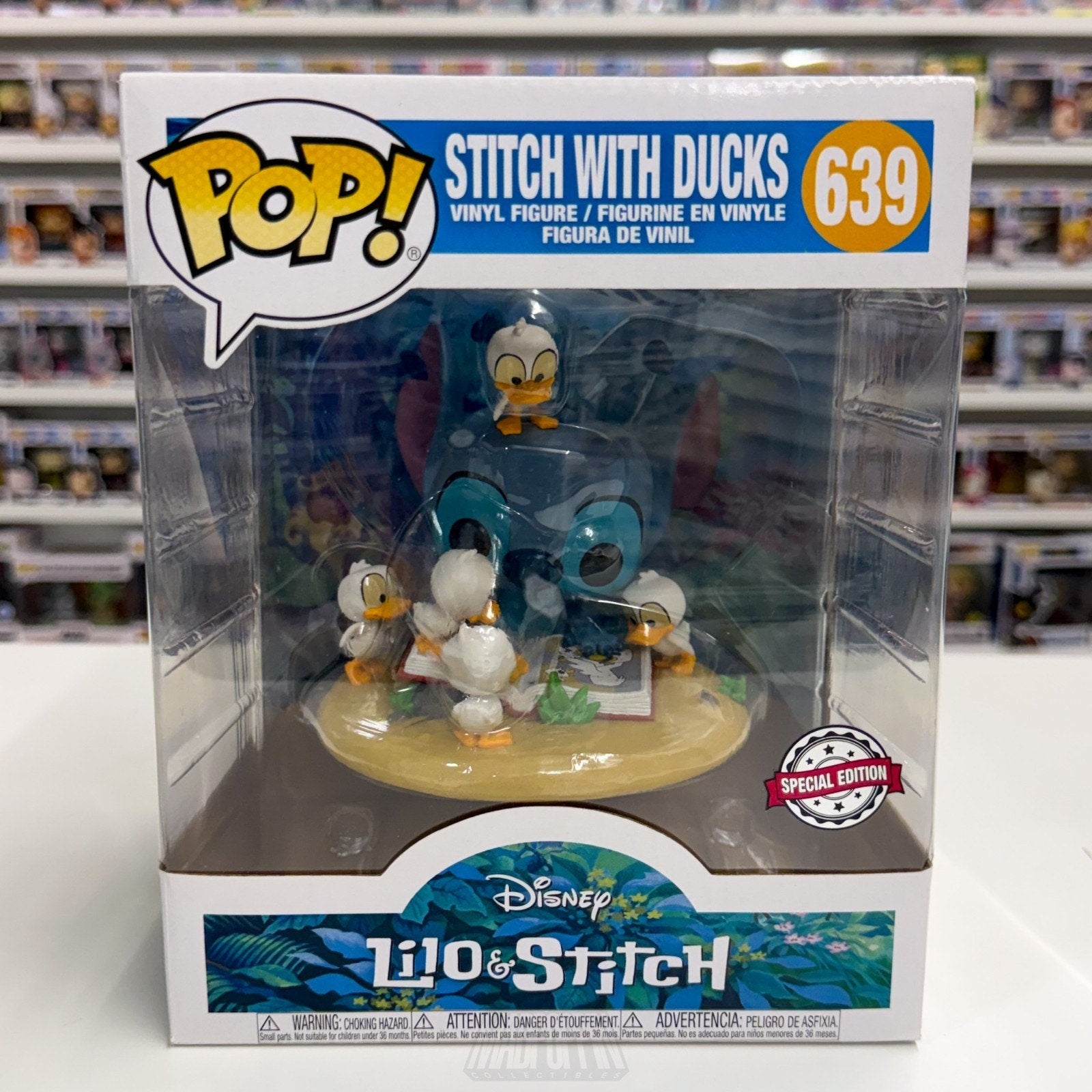 Funko Pop Disney Lilo & Stitch with Ducks Special Edition 639 Toy Vinyl Figure