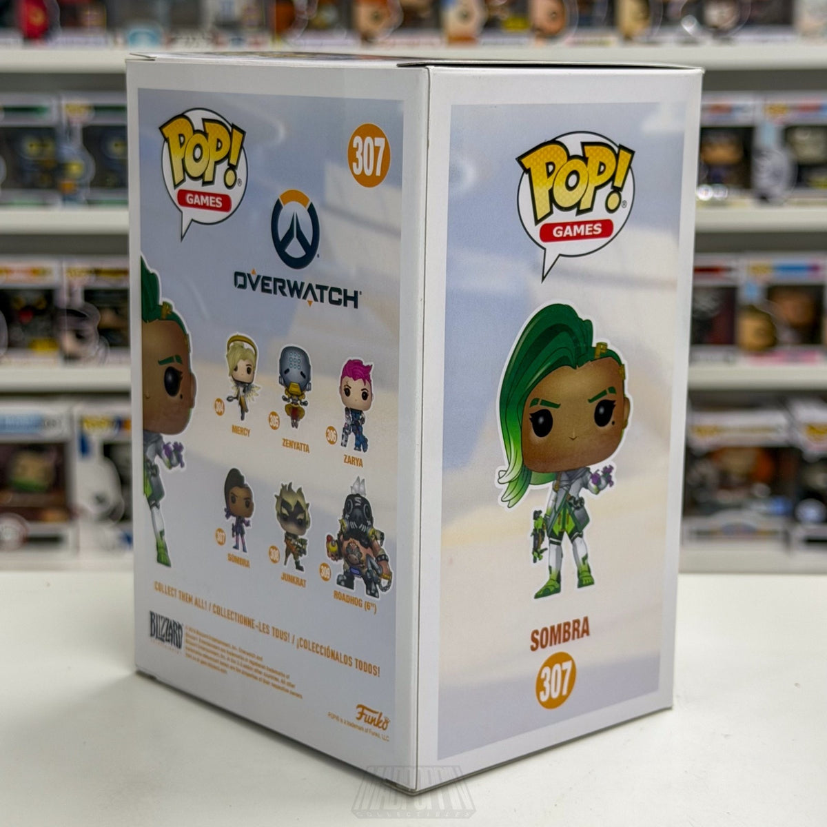 Funko Pop Video Games Overwatch Sombra ECCC Spring Con 307 Blizzard Vinyl Figure
