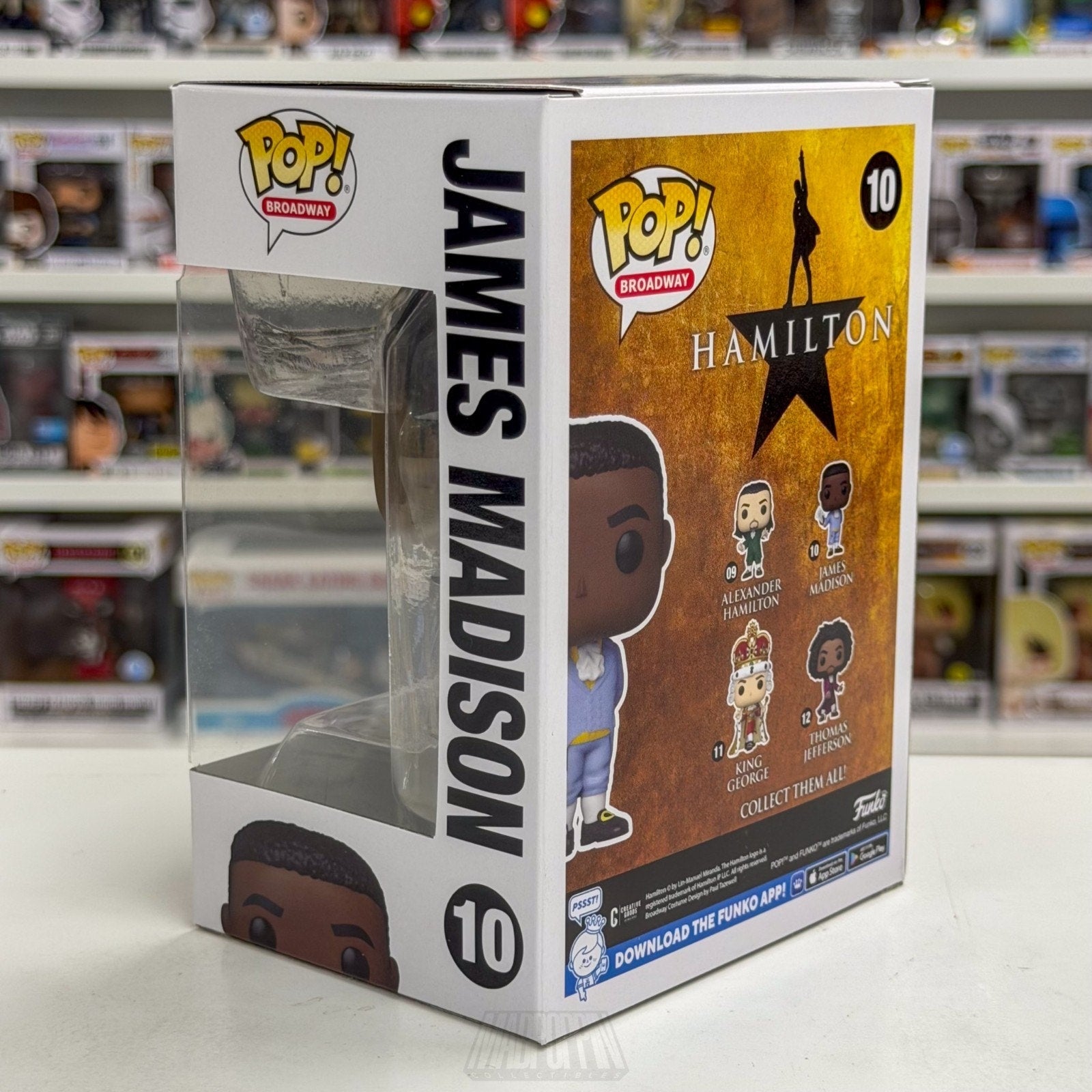 Funko Pop Broadway Hamilton James Madison 10 Musical Grammy Award Vinyl Figure