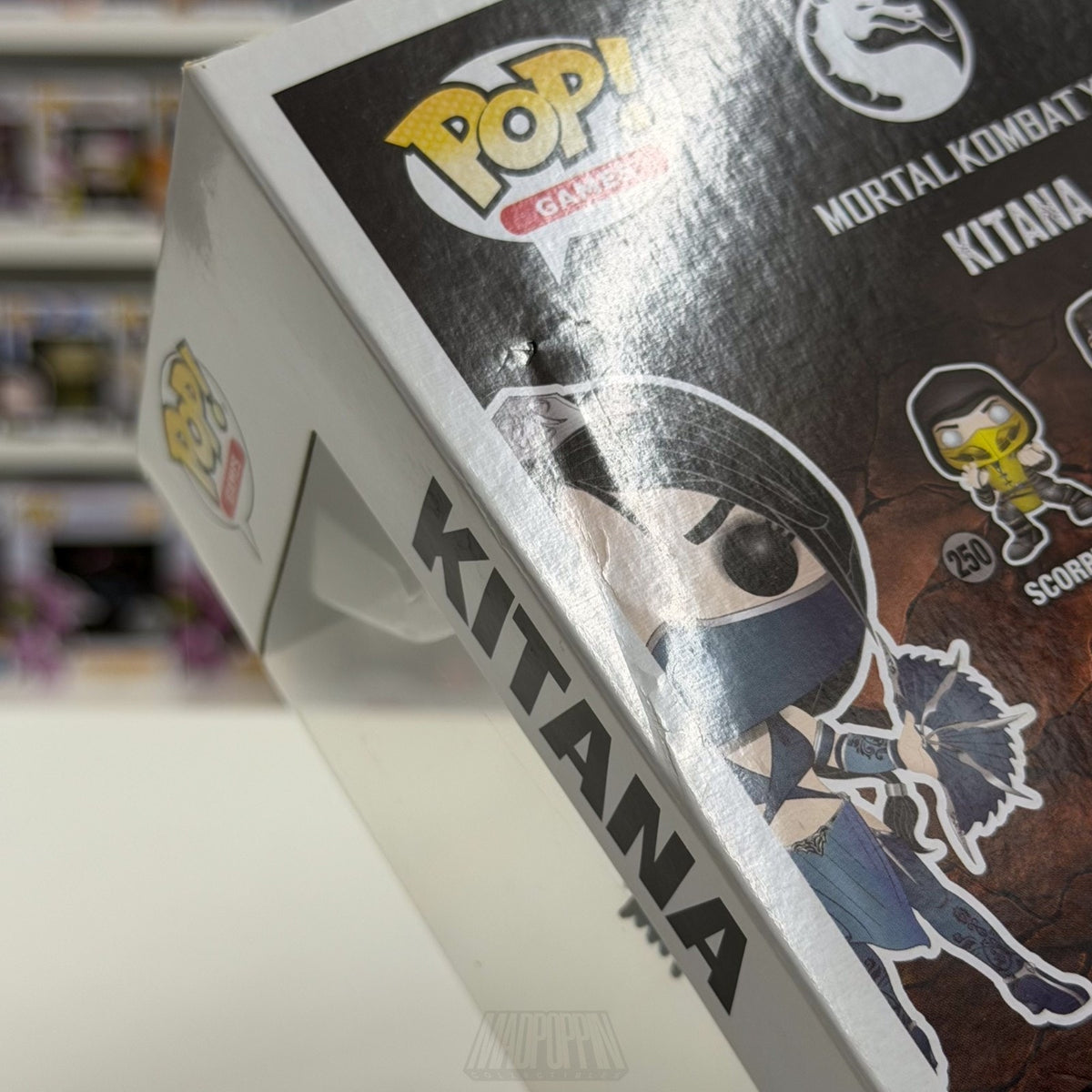 Funko Pop Games Mortal Kombat X Princess Kitana 253 Fighting Toy Vinyl Figure