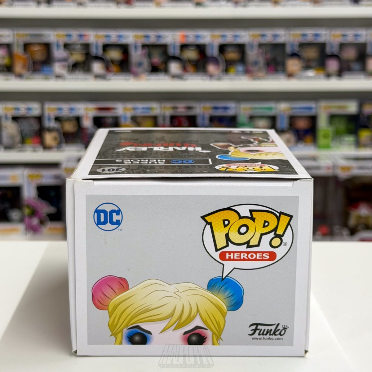Funko Pop DC Super Heroes Harley Quinn Mallet Rebirth GameStop 301 Vinyl Figure
