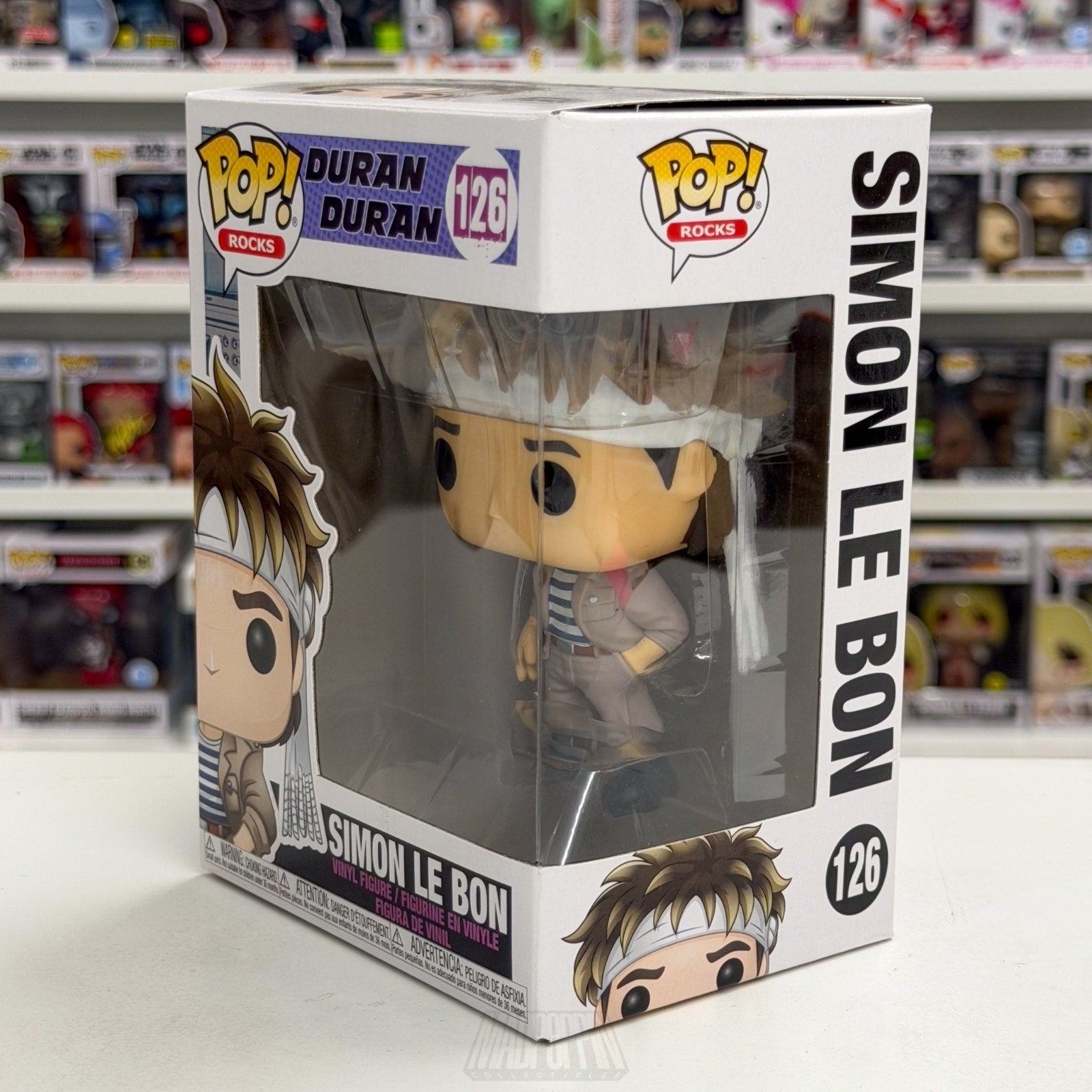 Funko Pop Rocks Duran Duran Simon Le Bon 126 Music English New Wave Vinyl Figure