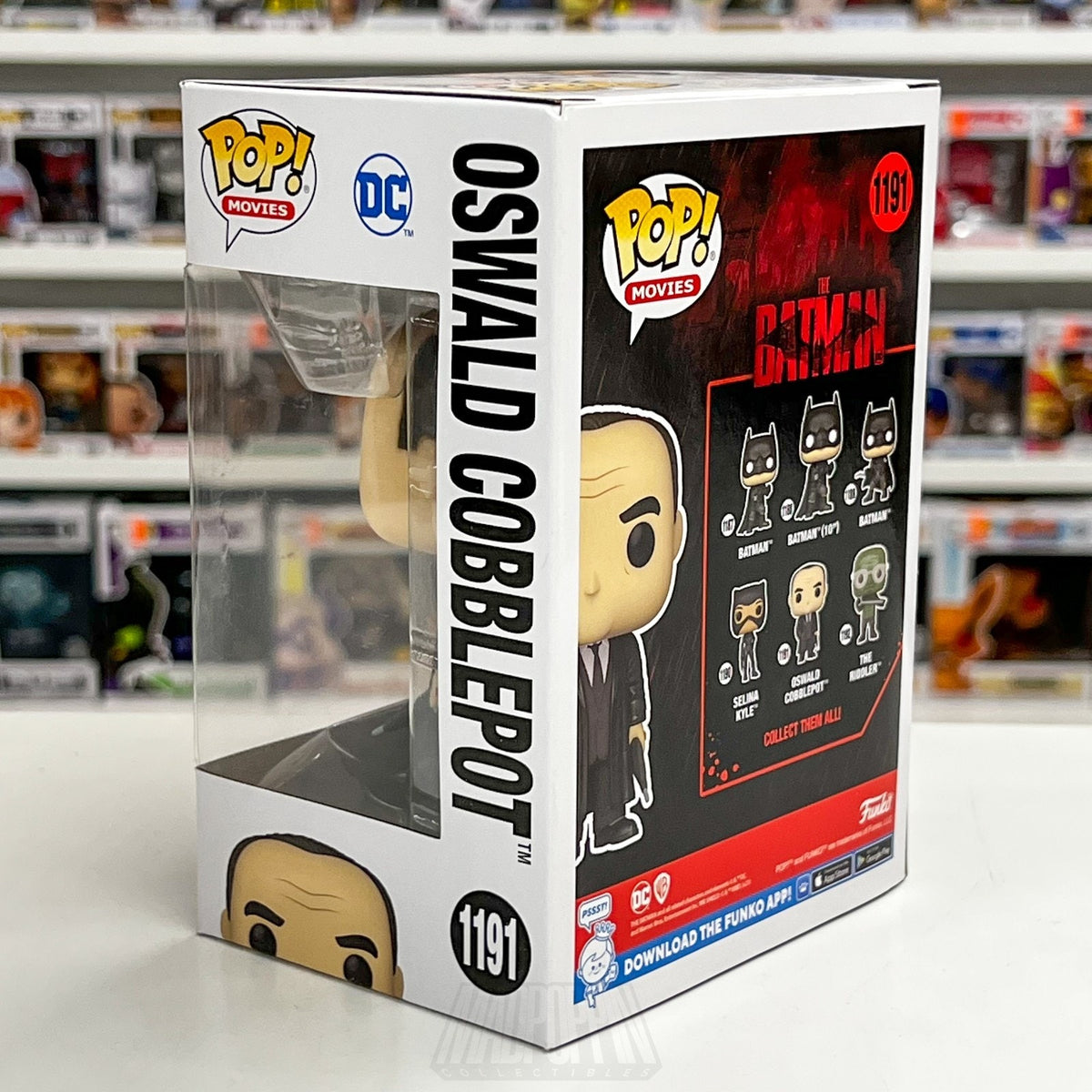 Funko Pop Movies DC The Batman Oswald Cobblepot 1191 Penguin Vinyl Figure Comics