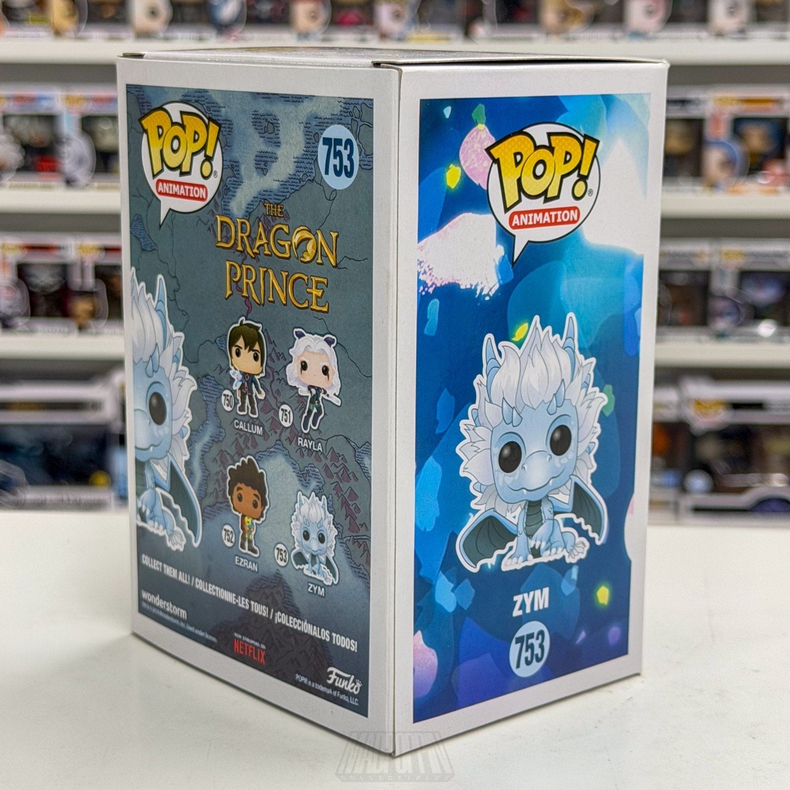 Funko Pop Animation The Dragon Prince Zym 753 Netflix Fantasy Toy Vinyl Figure