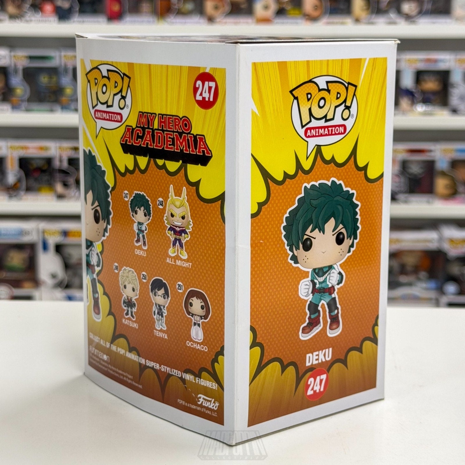 Funko Pop Anime My Hero Academia Deku Izuku Midoriya 247 Japan Manga Toy Figure