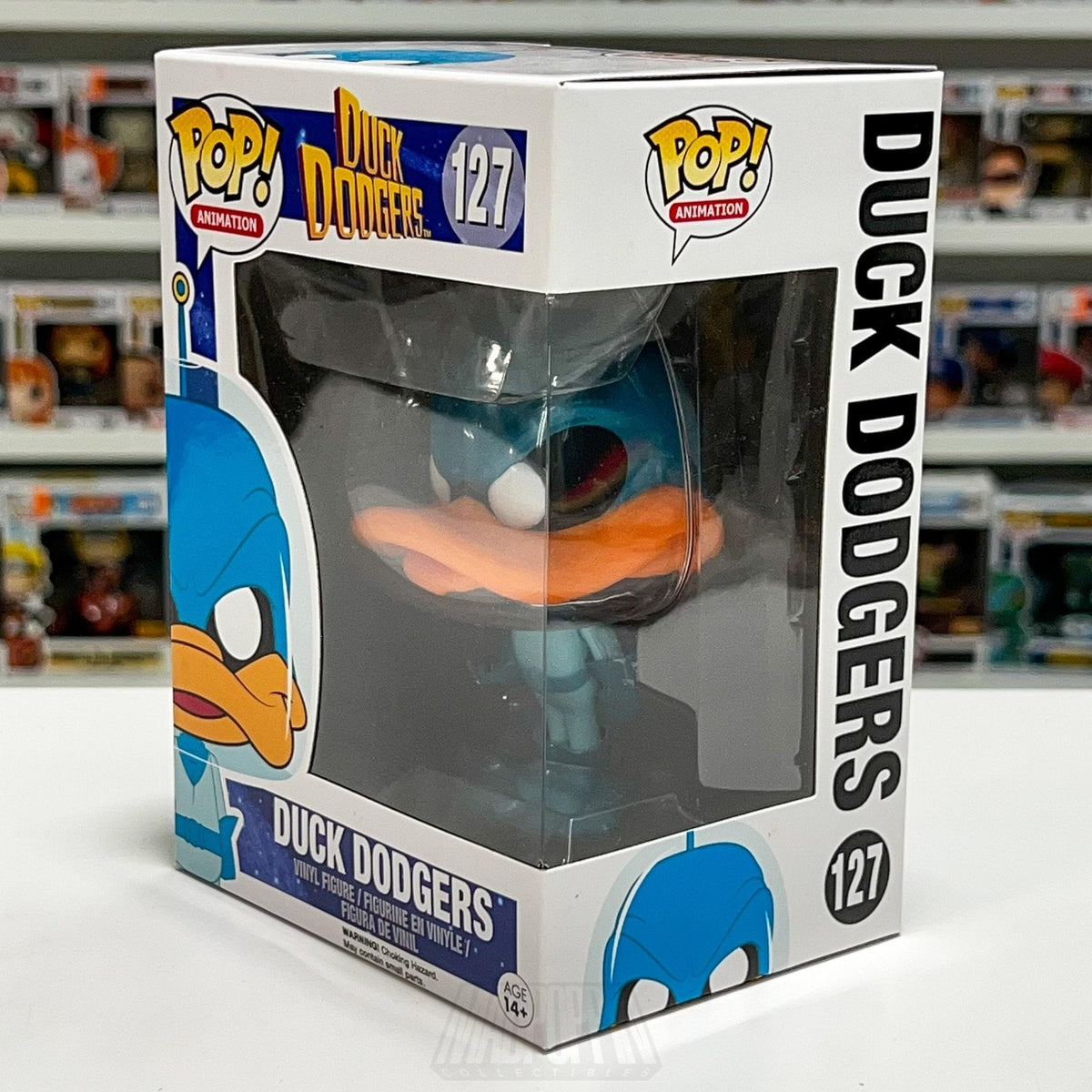 Funko Pop Animation Duck Dodgers 127 Daffy Looney Tunes Cartoon Toy Vinyl Figure