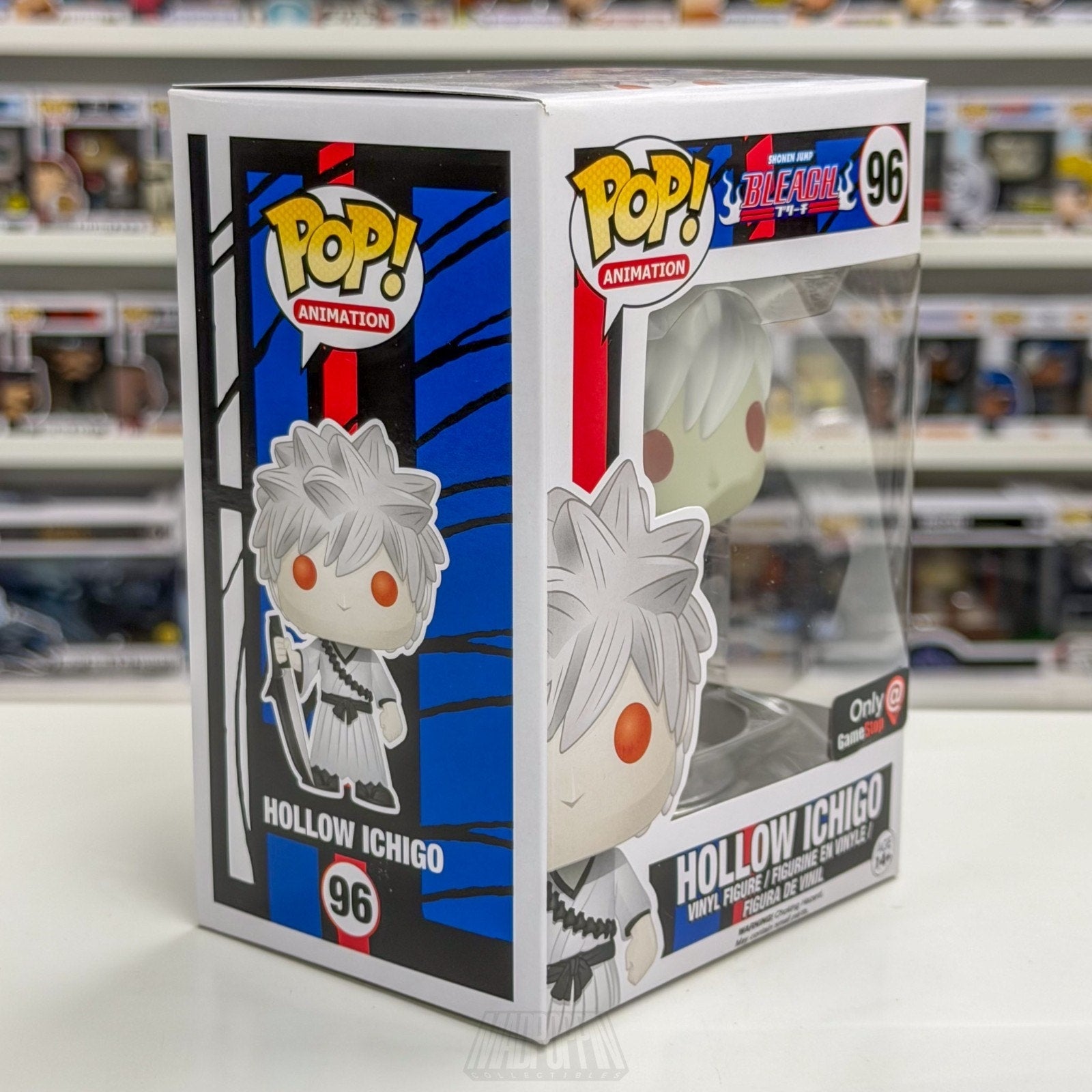 Funko Pop Anime Hollow White Ichigo GameStop 96 Japanese Manga Toy Vinyl Figure