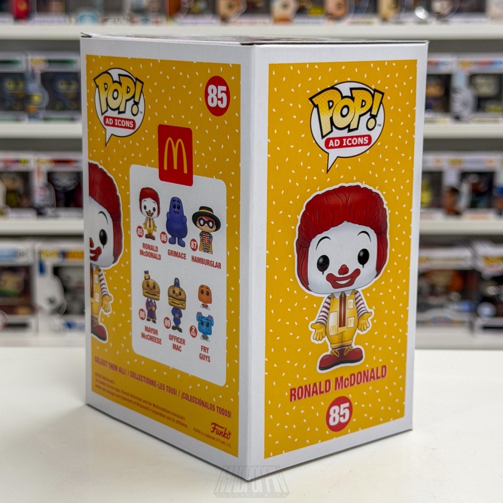 Funko Pop Ad Icons Ronald McDonald 85 Burgers Fast Food Restaurant Vin