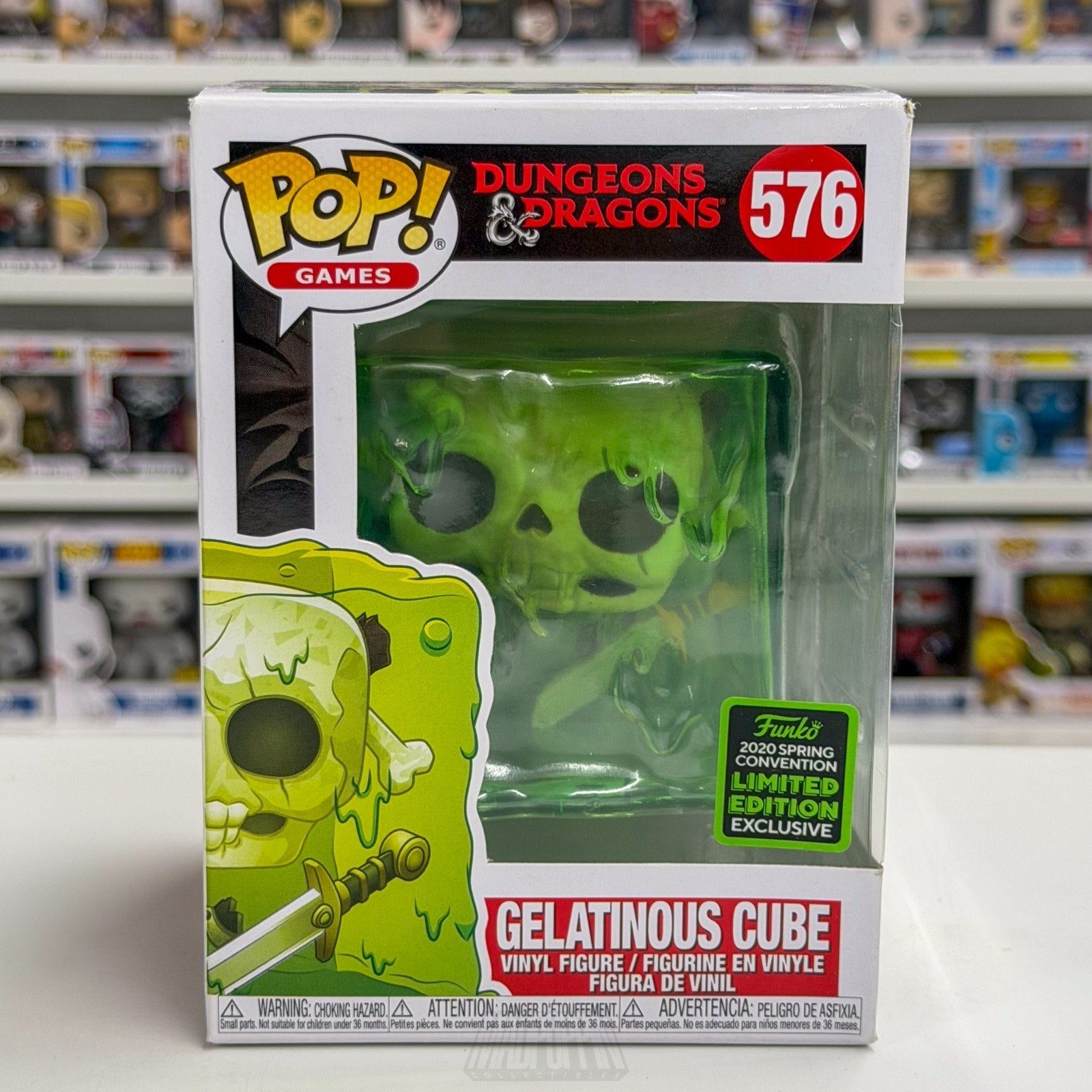 Funko Pop Games Dungeons & Dragons Gelatinous Cube ECCC 576 DnD Vinyl Figure