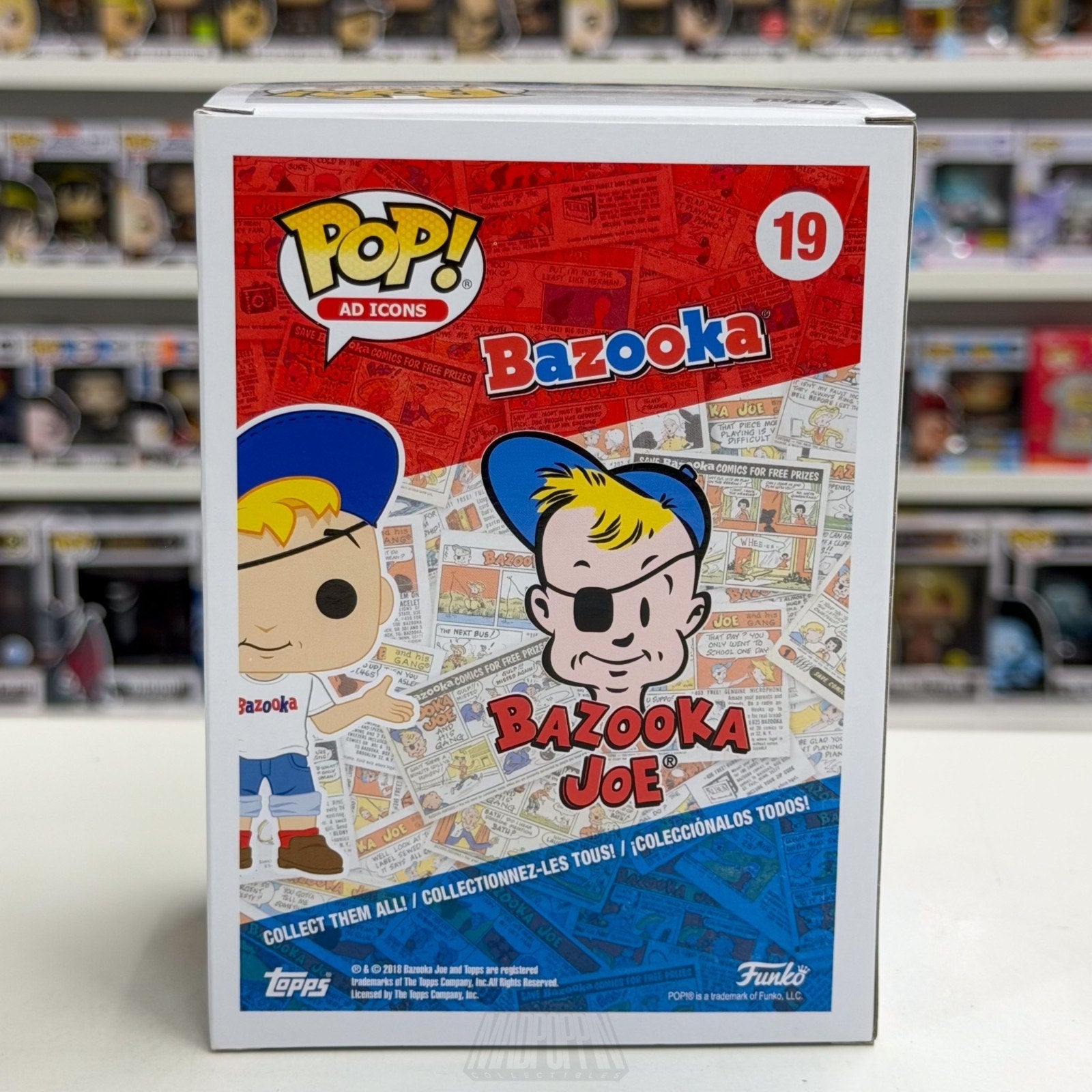 Funko Pop Ad Icons Bazooka Joe Target Excl 19 Bubble Gum Mascot Toy Vinyl Figure