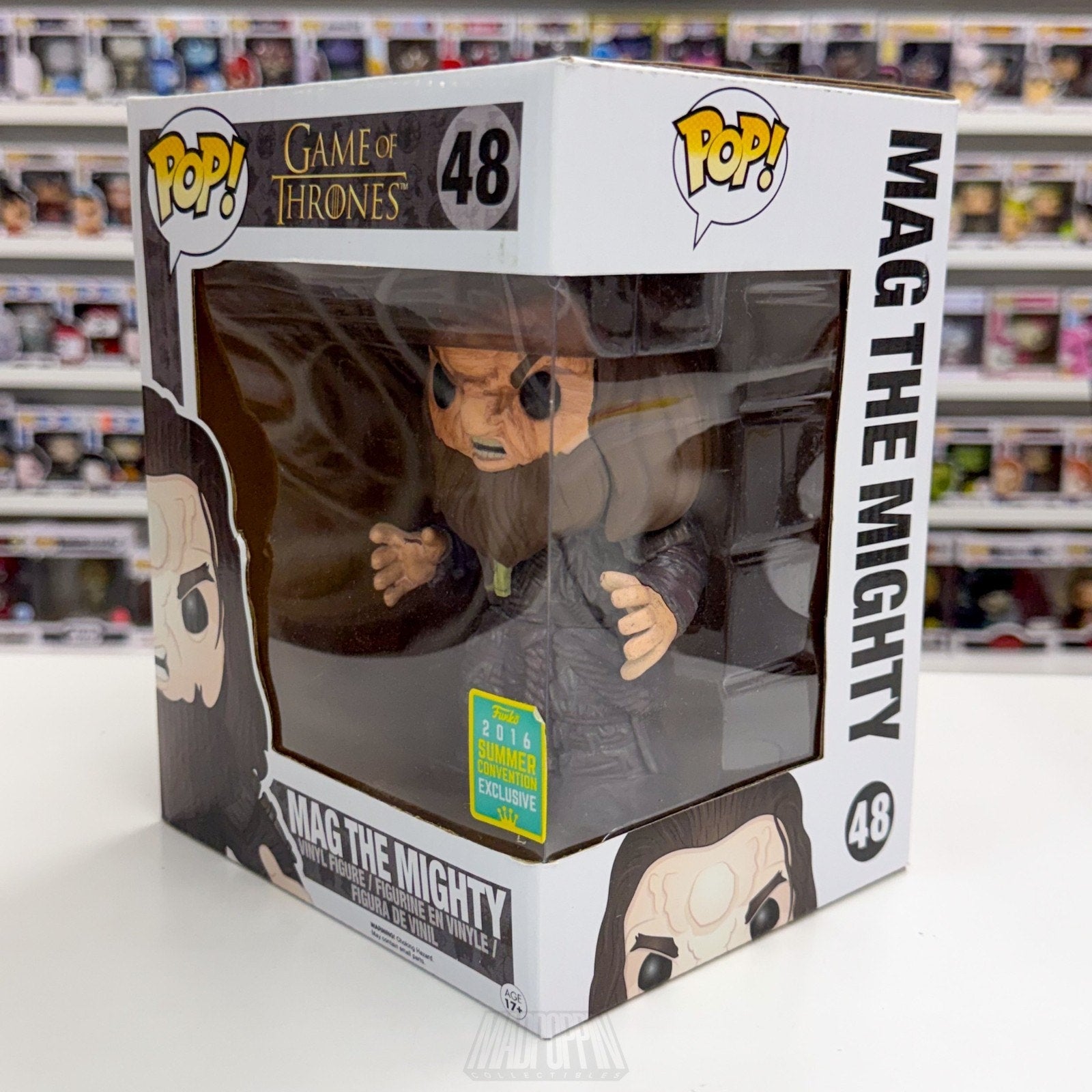 Funko Pop TV HBO Game of Thrones Mag the Mighty 6" SDCC 48 Giant Vinyl Figure