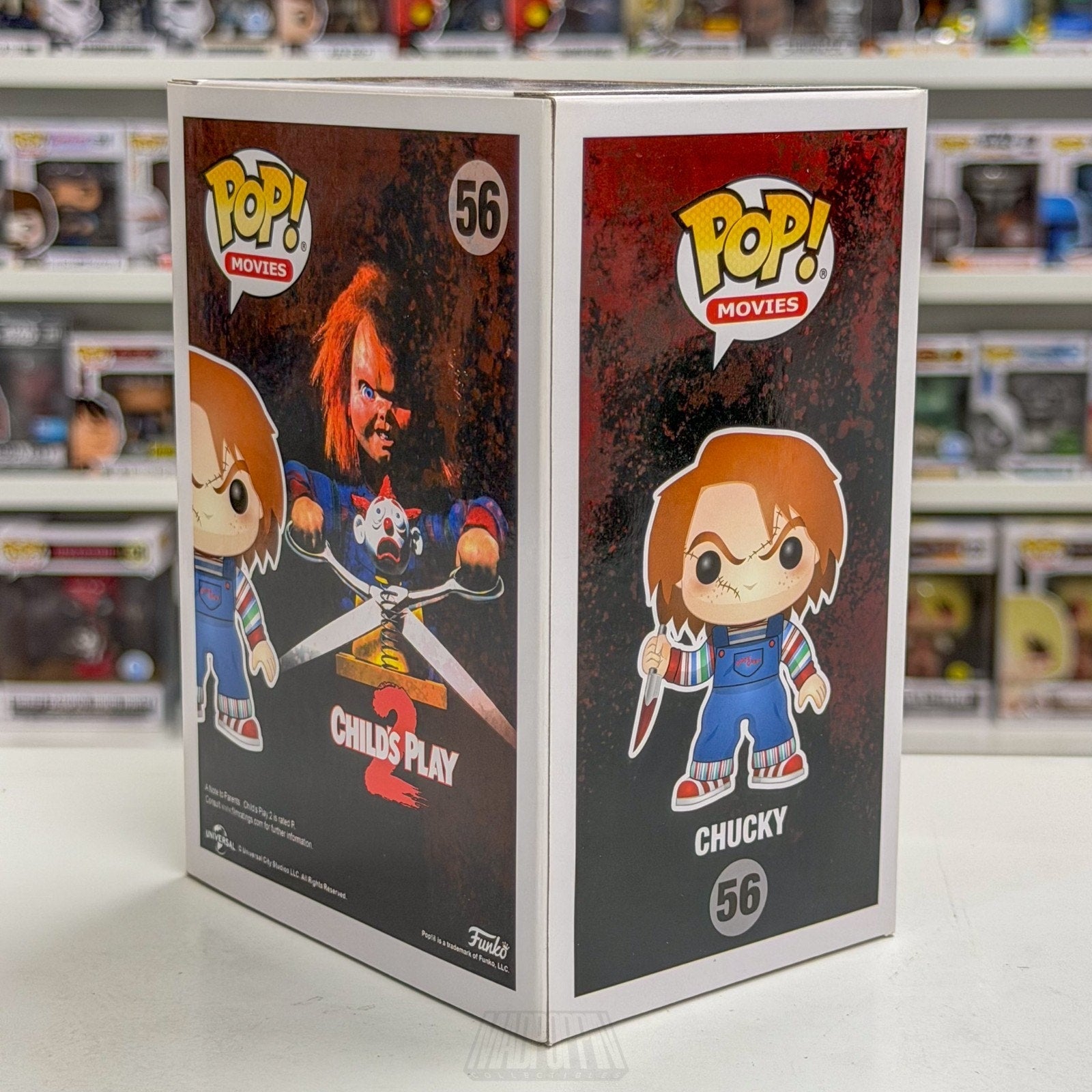 Funko Pop Movies Childs Play 2 Chucky 56 Good Guy Doll Horror Toy Vinyl Figure