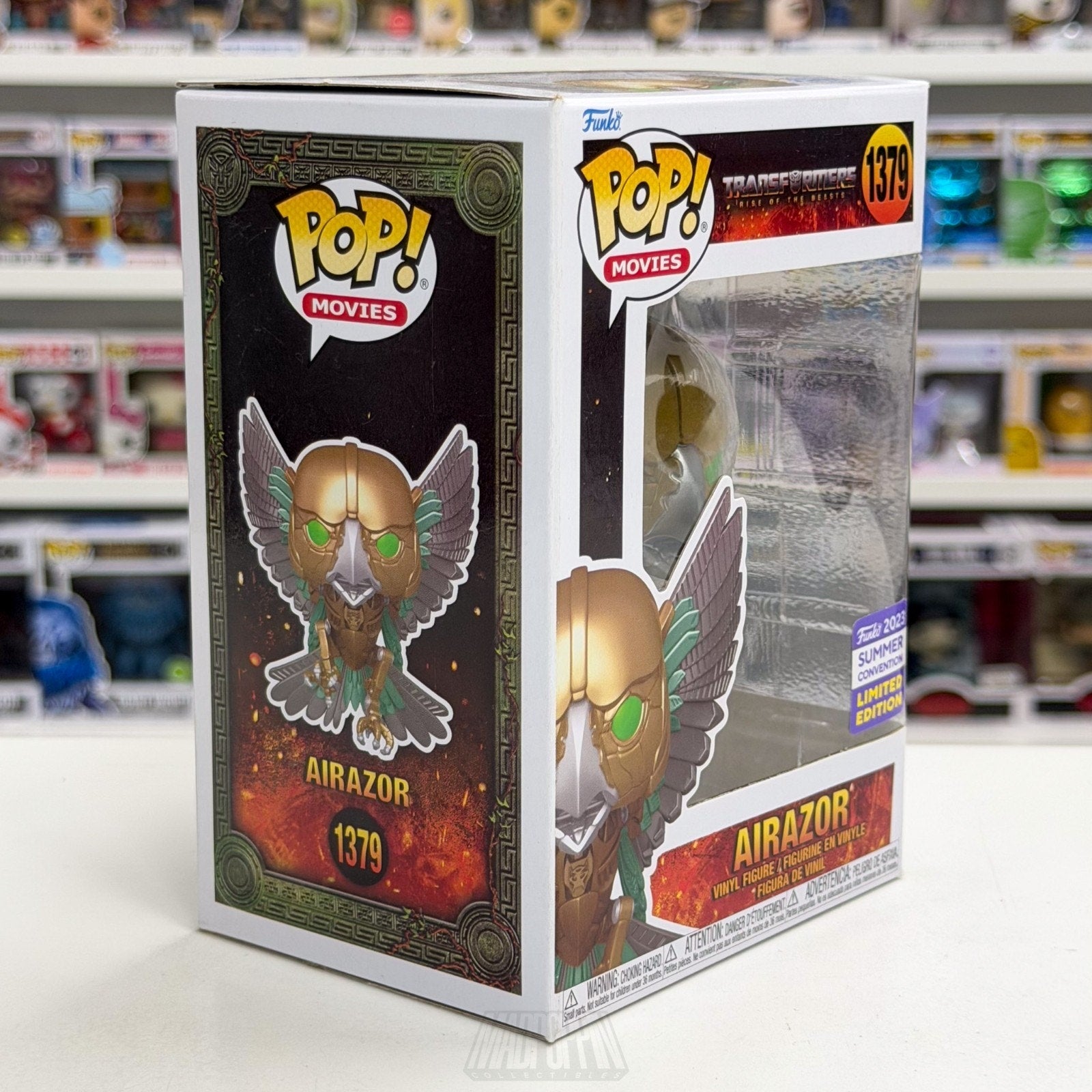 Funko Pop Movies Transformers Rise of the Beasts Airazor SDCC 1379 Vinyl Figure