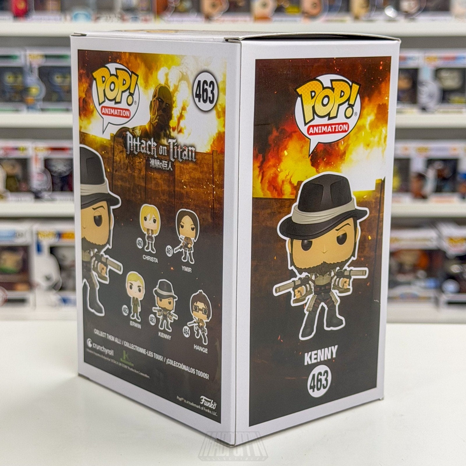 Funko Pop Anime Attack on Titan Kenny Ackerman 463 Japanese Manga Vinyl Figure