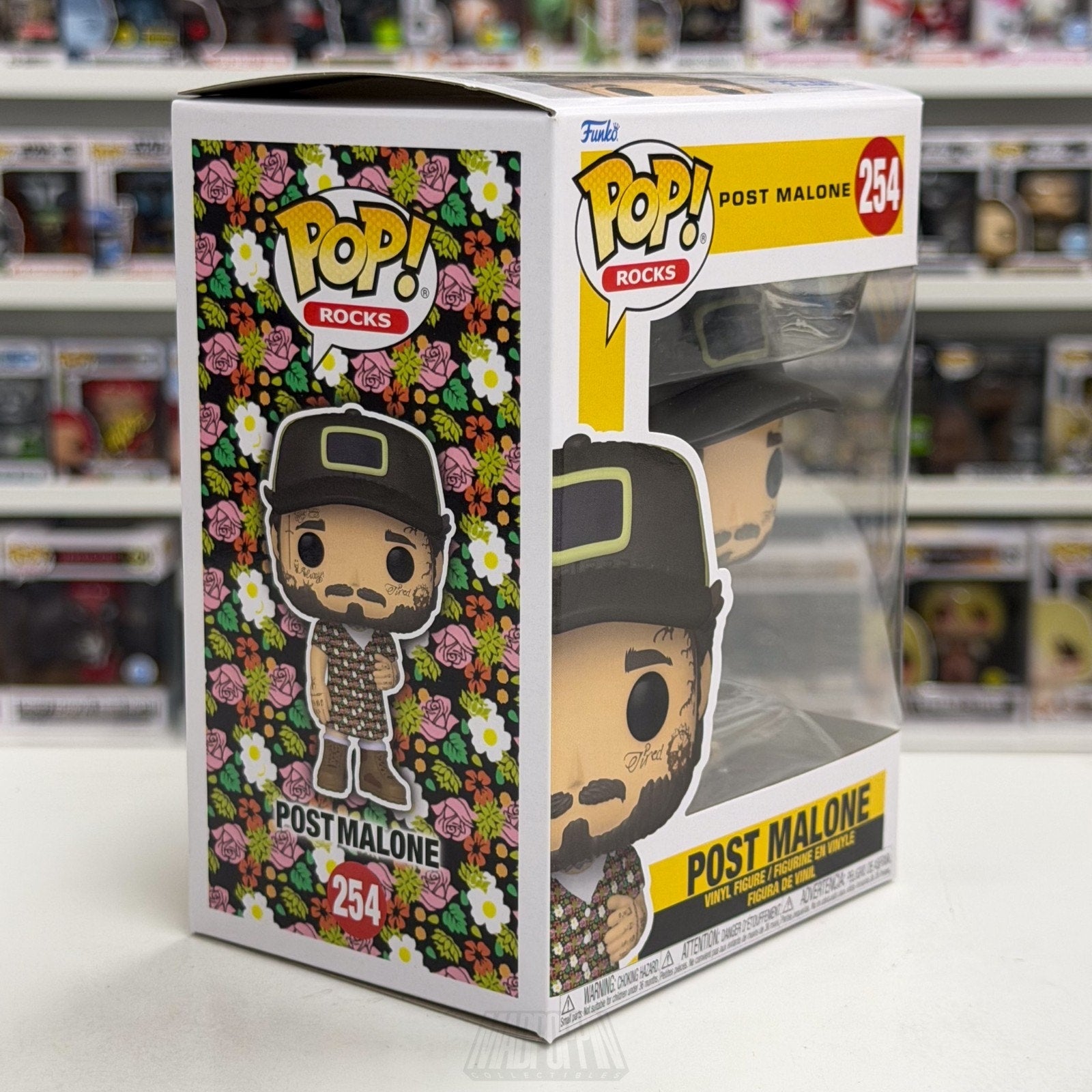 Funko Pop Rocks Post Malone Sundress 254 Music Country Rap Singer Vinyl Figure