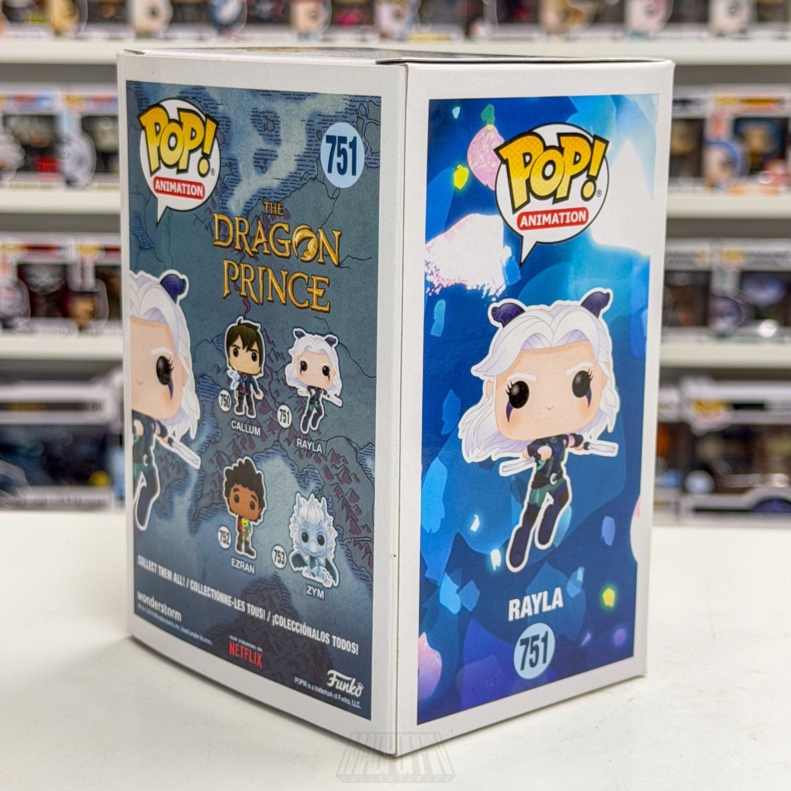Funko Pop Animation The Dragon Prince Rayla 751 Netflix Fantasy Toy Vinyl Figure