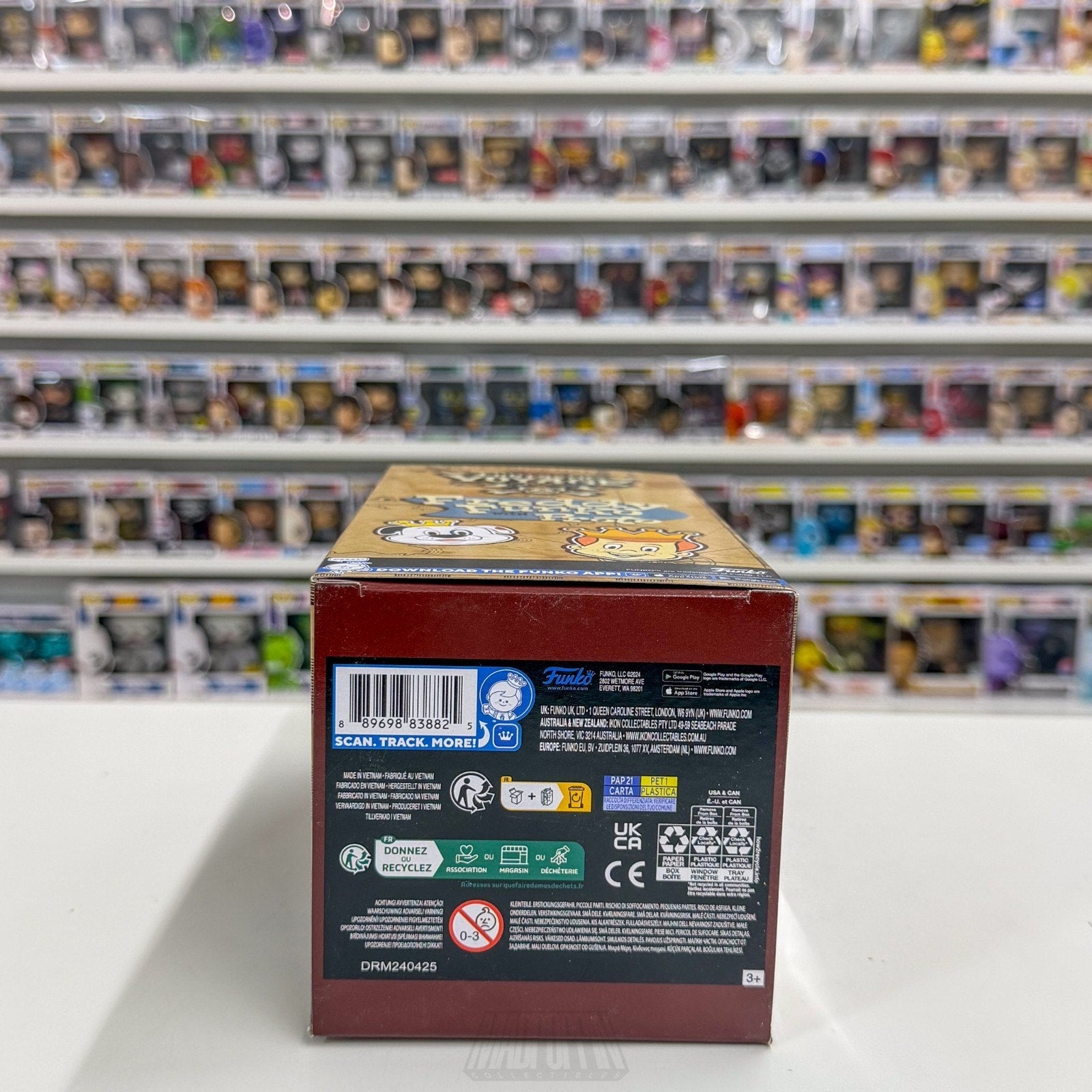 Funko Wacky Wobbler Fundays Funtastic Voyage Freddy Proto Metallic Vinyl Figure