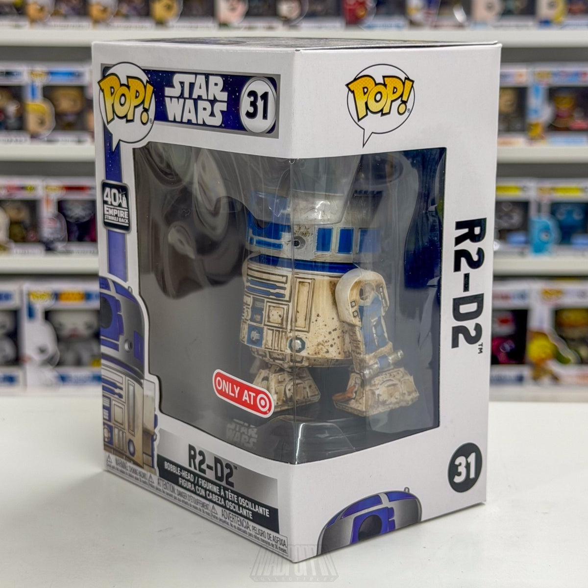 Funko Pop Star Wars Empire Strikes Back R2-D2 Dagobah Target 31 Toy Vinyl Figure
