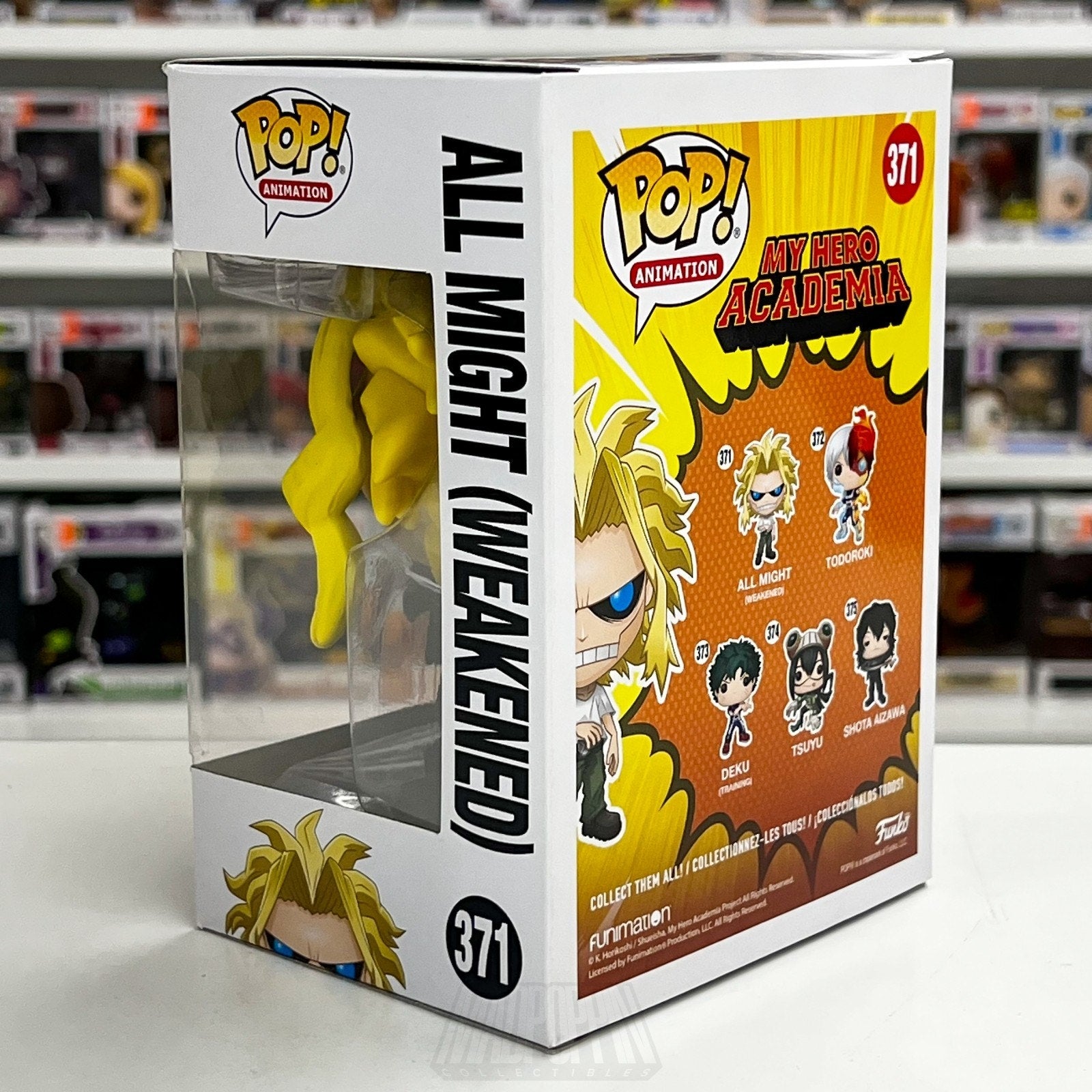 Funko Pop Anime My Hero Academia All Might Weakened 371 Toshinori Vinyl Figure