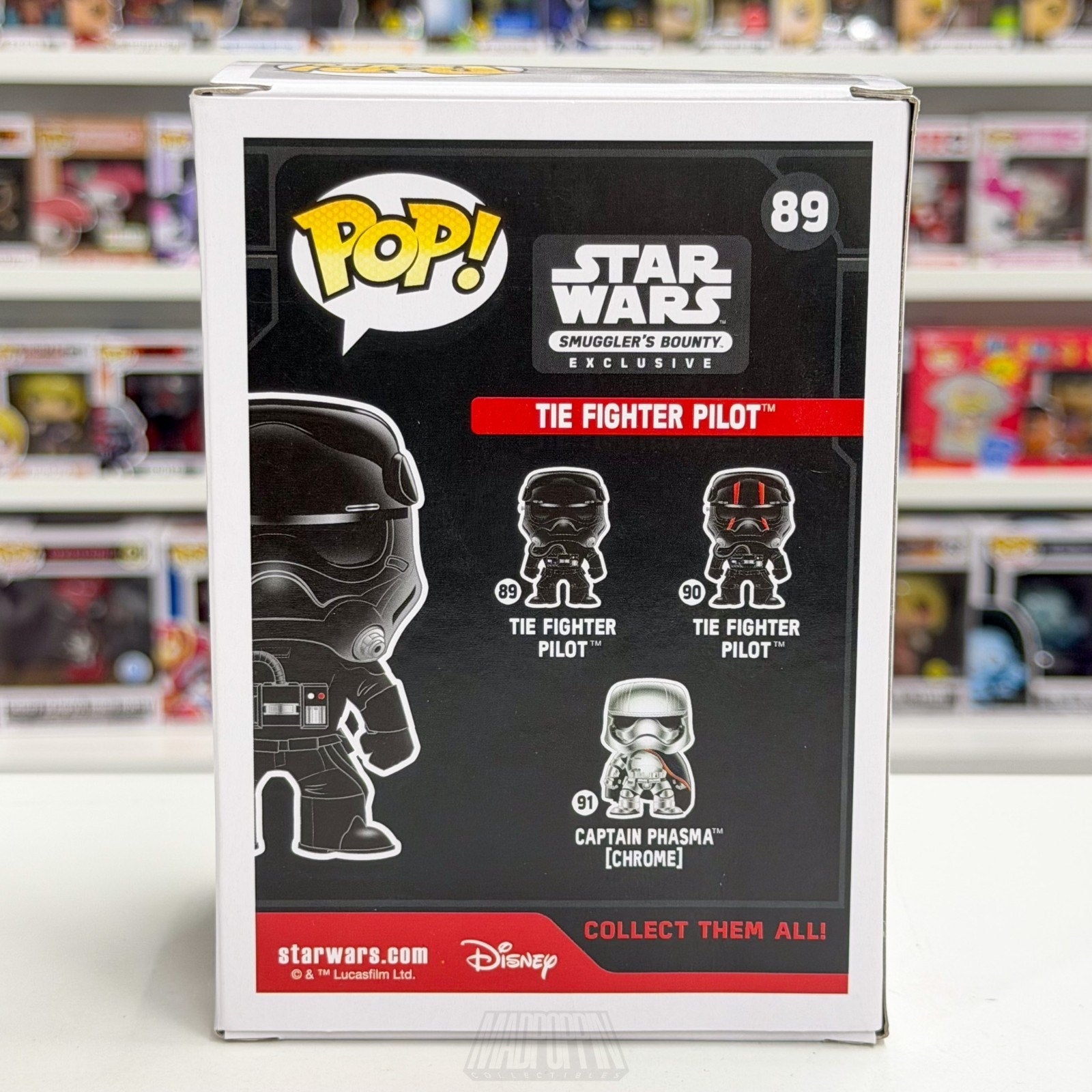 Funko Pop Star Wars TIE Fighter Pilot Smuggler's Bounty 89 Empire Vinyl Figure