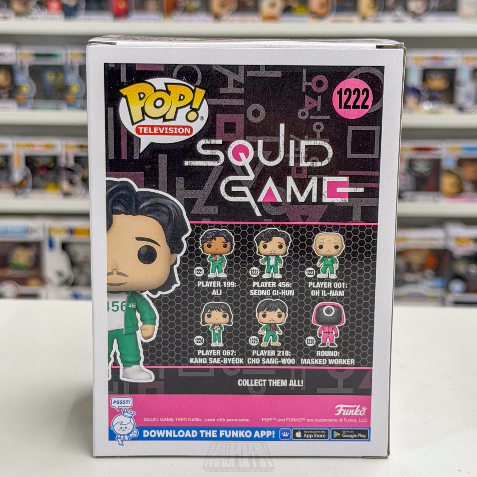 Funko Pop TV Netflix Squid Game Player 456 Seong Gi-Hun 1222 Korean Toy Figure