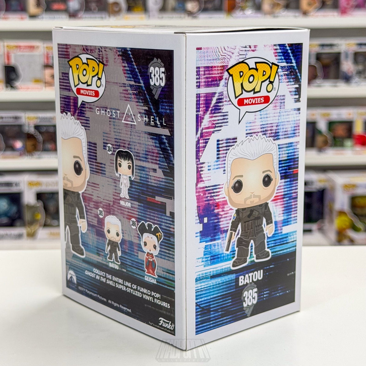 Funko Pop Movies Ghost in the Shell Batou 385 Cyberpunk Action Toy Vinyl Figure