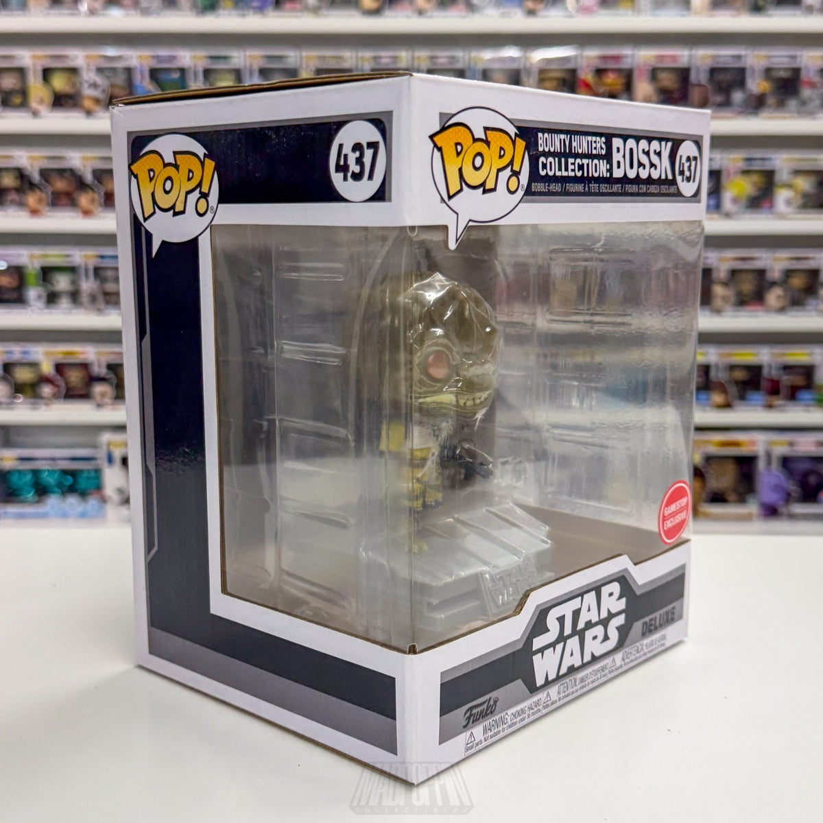 Funko Pop Star Wars Bounty Hunters Collection Bossk GameStop 437 Vinyl Figure