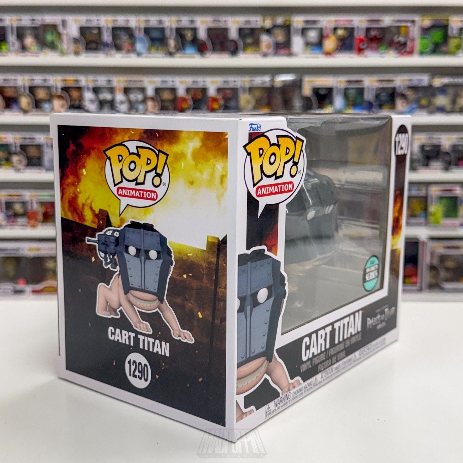 Funko Pop Anime Attack on Titan Cart Titan 6" Specialty Series 1290 Vinyl Figure