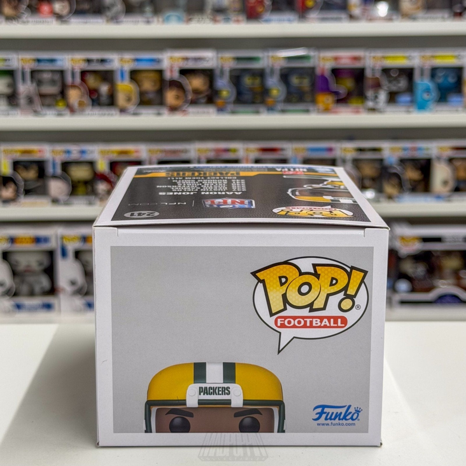 Funko Pop NFL Football Green Bay Packers Aaron Jones 241 Running Back Toy Figure