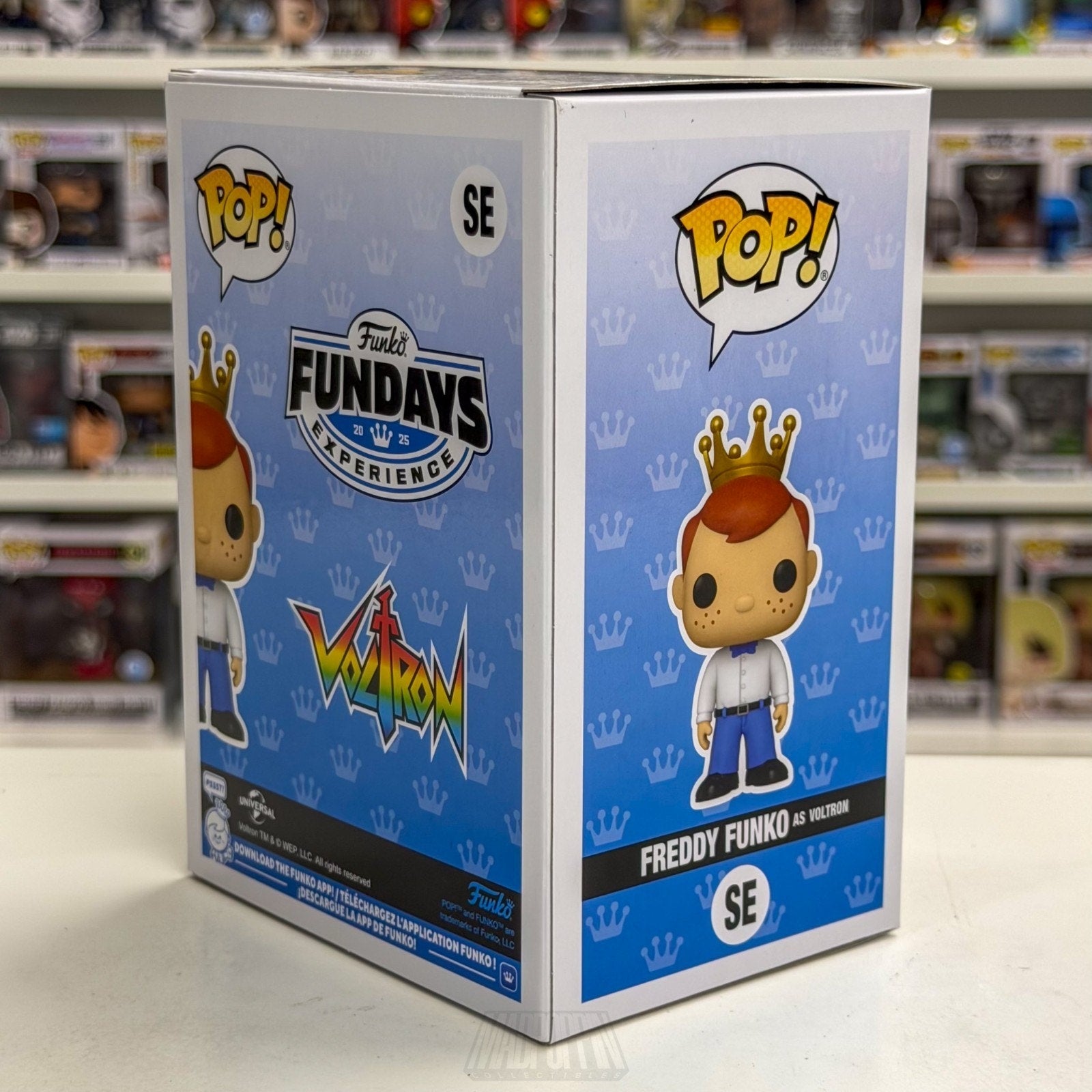 Funko Pop Fundays Experience Freddy Voltron Diamond Glitter SE Toy Vinyl Figure