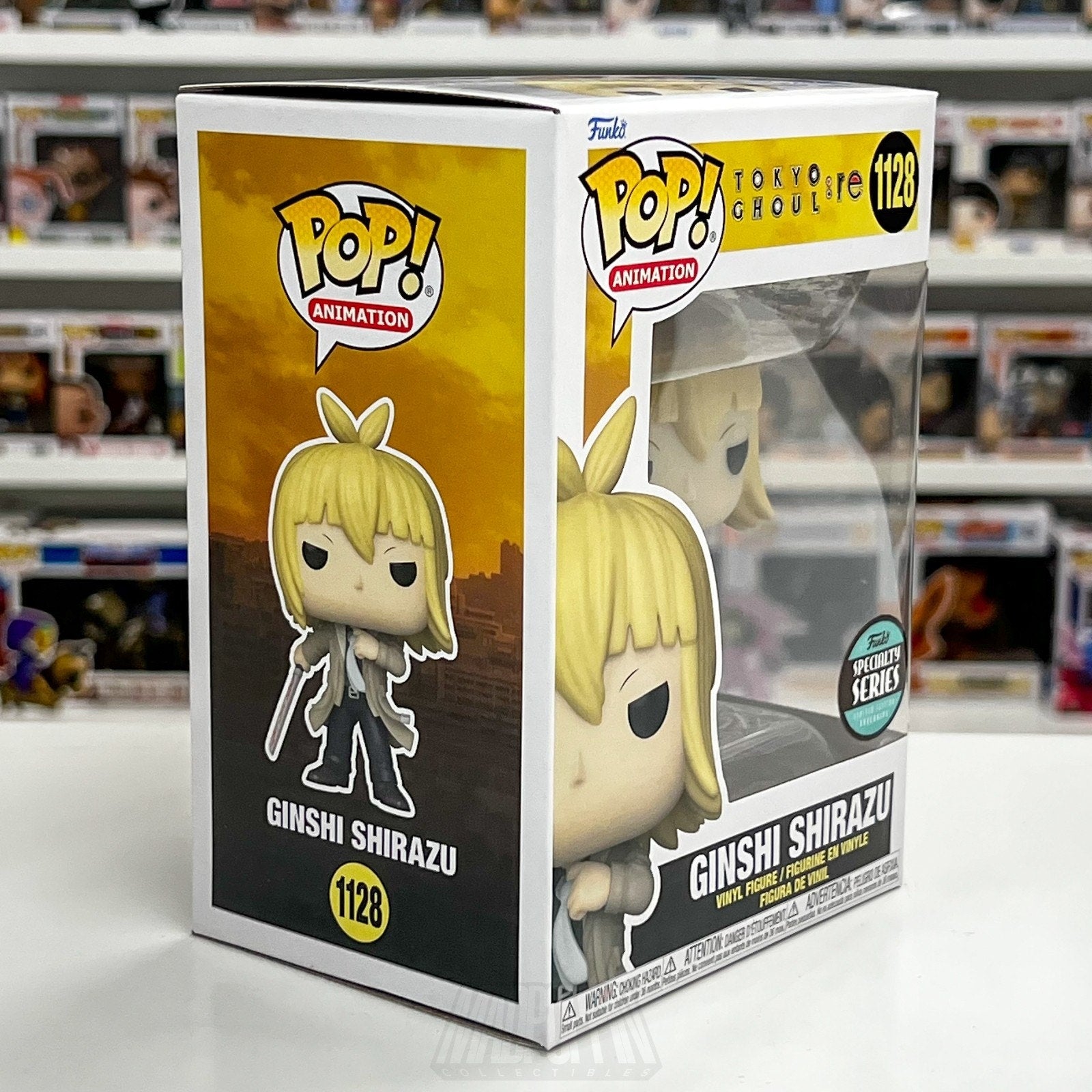 Funko Pop Anime Tokyo Ghoul Re Ginshi Shirazu Specialty Series 1128 Toy Figure