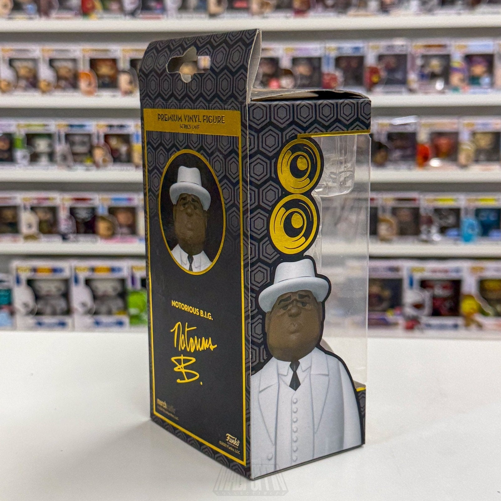 Funko Gold Notorious B.I.G. Biggie Smalls Suit Music Rap Hip Hop Vinyl Figure