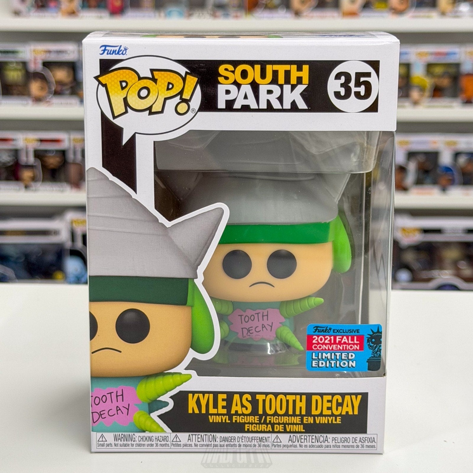 Funko Pop Animation Kyle Broflovski as Tooth Decay NYCC Fall Con 35 Vinyl Figure