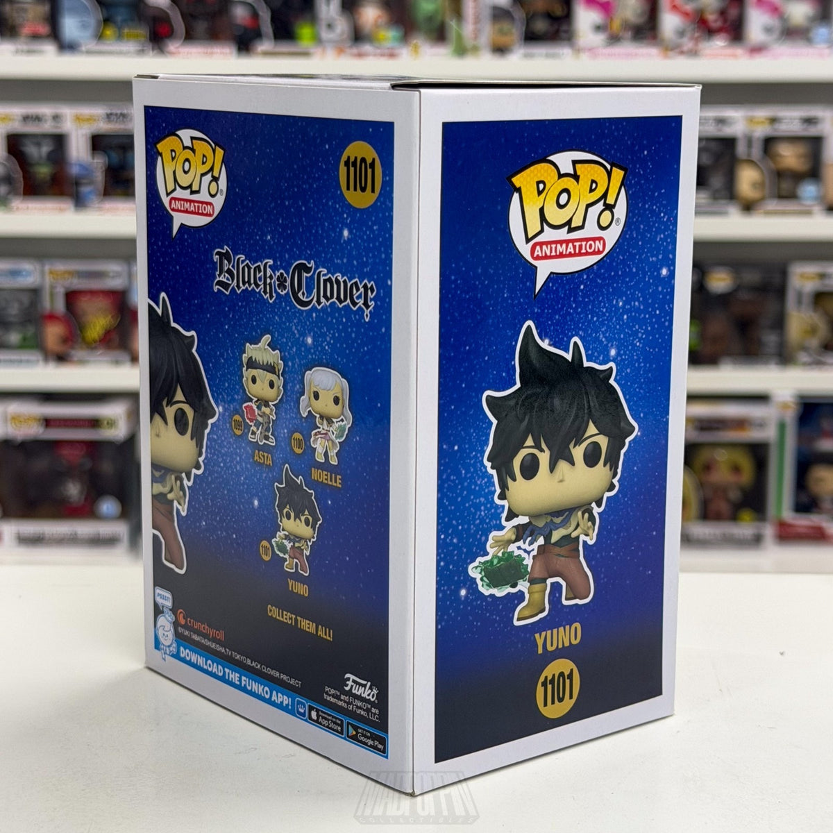 Funko Pop Anime Black Clover Yuno 1101 Orphan Japanese Manga Toy Vinyl Figure