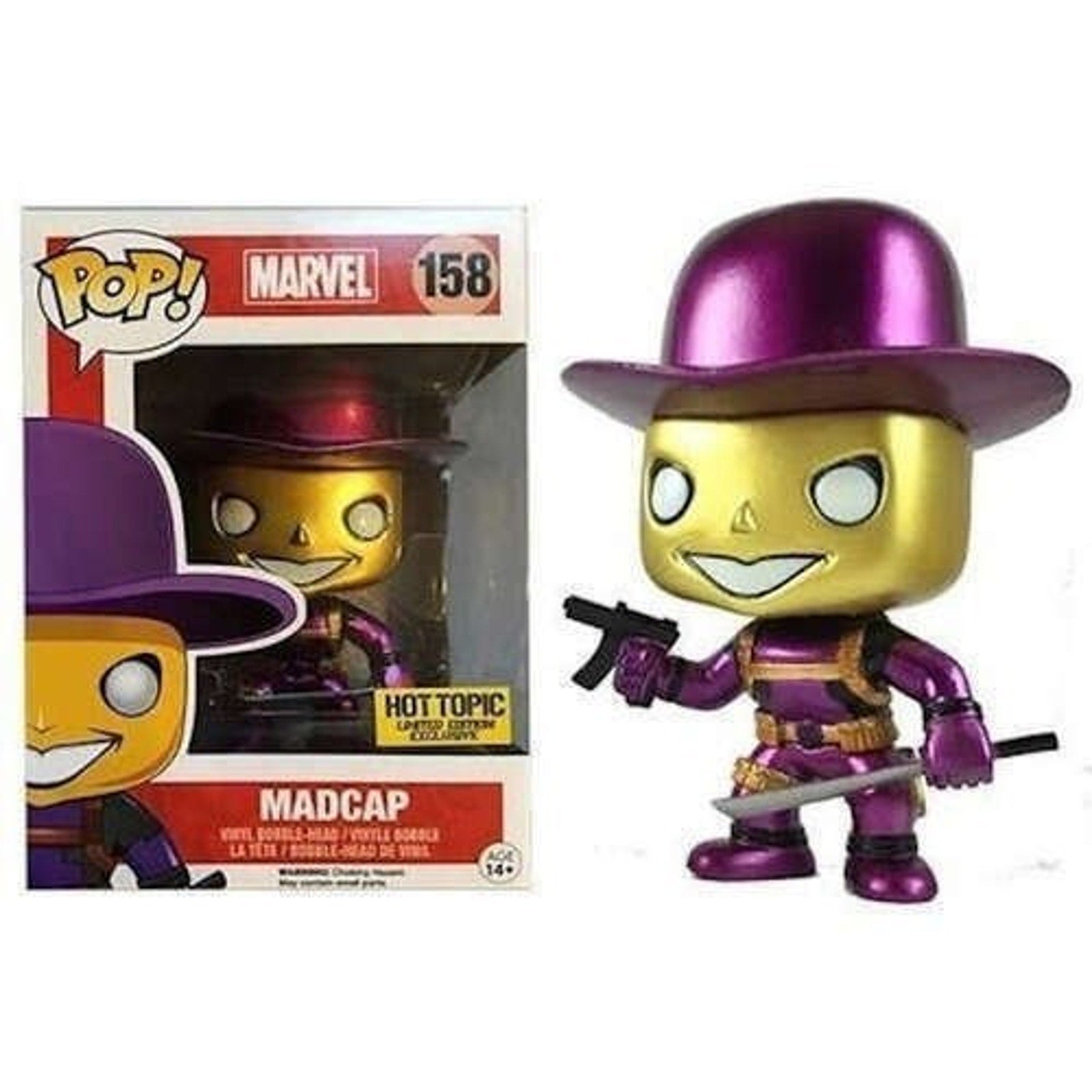 Funko Pop Mystery Marvel II Blind Box Sealed Hot Topic Deadpool Toy Vinyl Figure