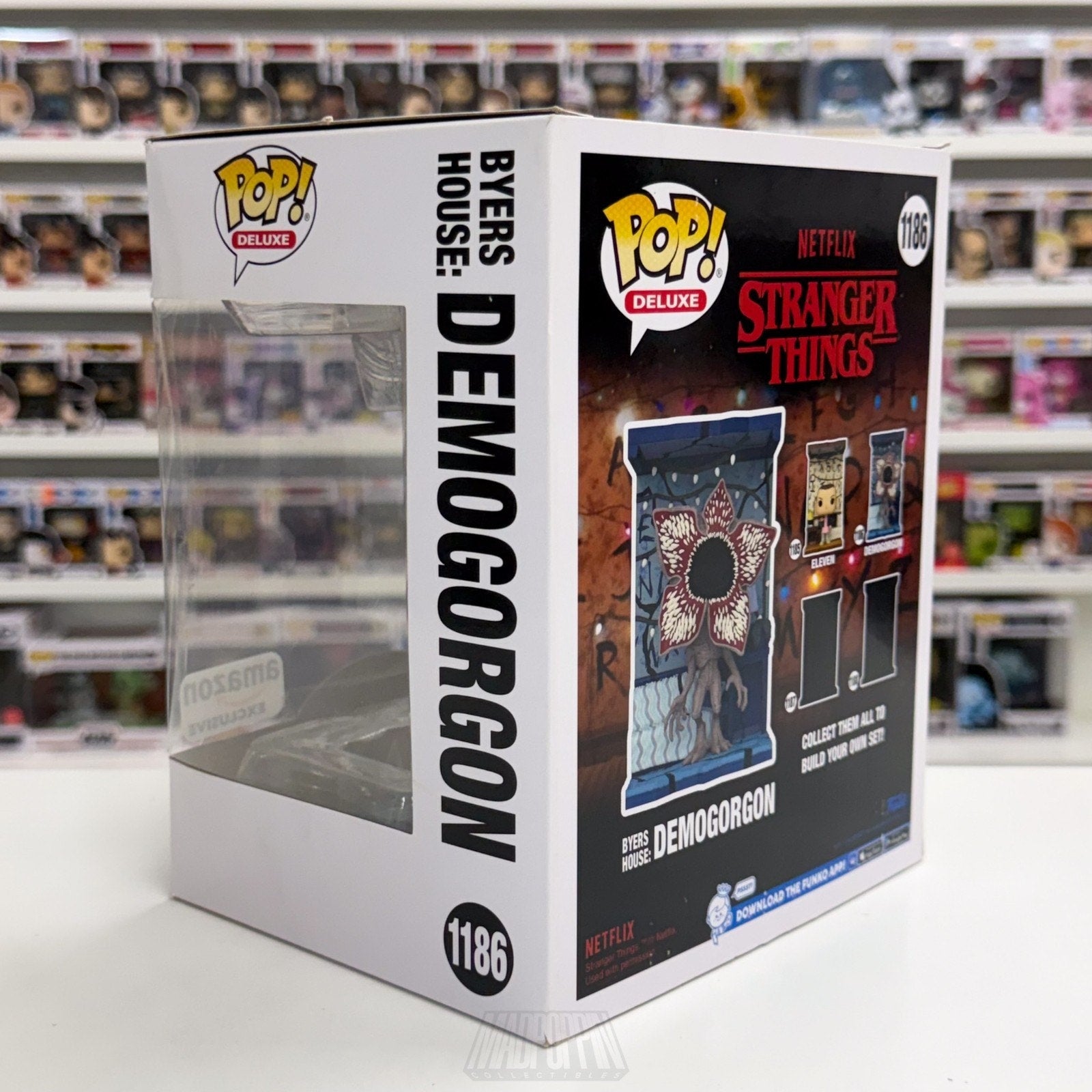 Funko Pop TV Deluxe Stranger Things Byers House Demogorgon Amazon 1186 Figure