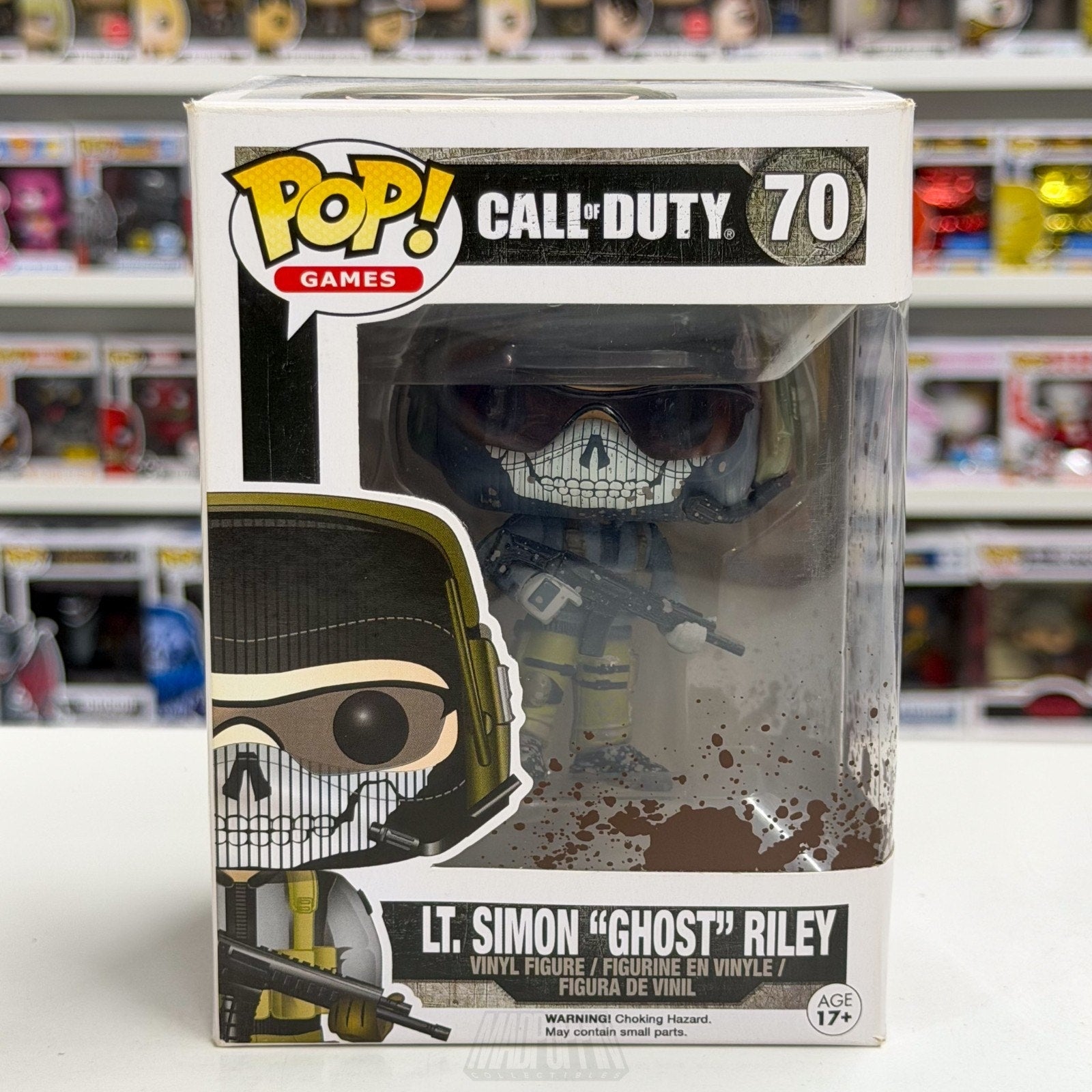 Funko Pop Games Call of Duty LT Simon Ghost Riley Muddy 70 Special Forces Figure