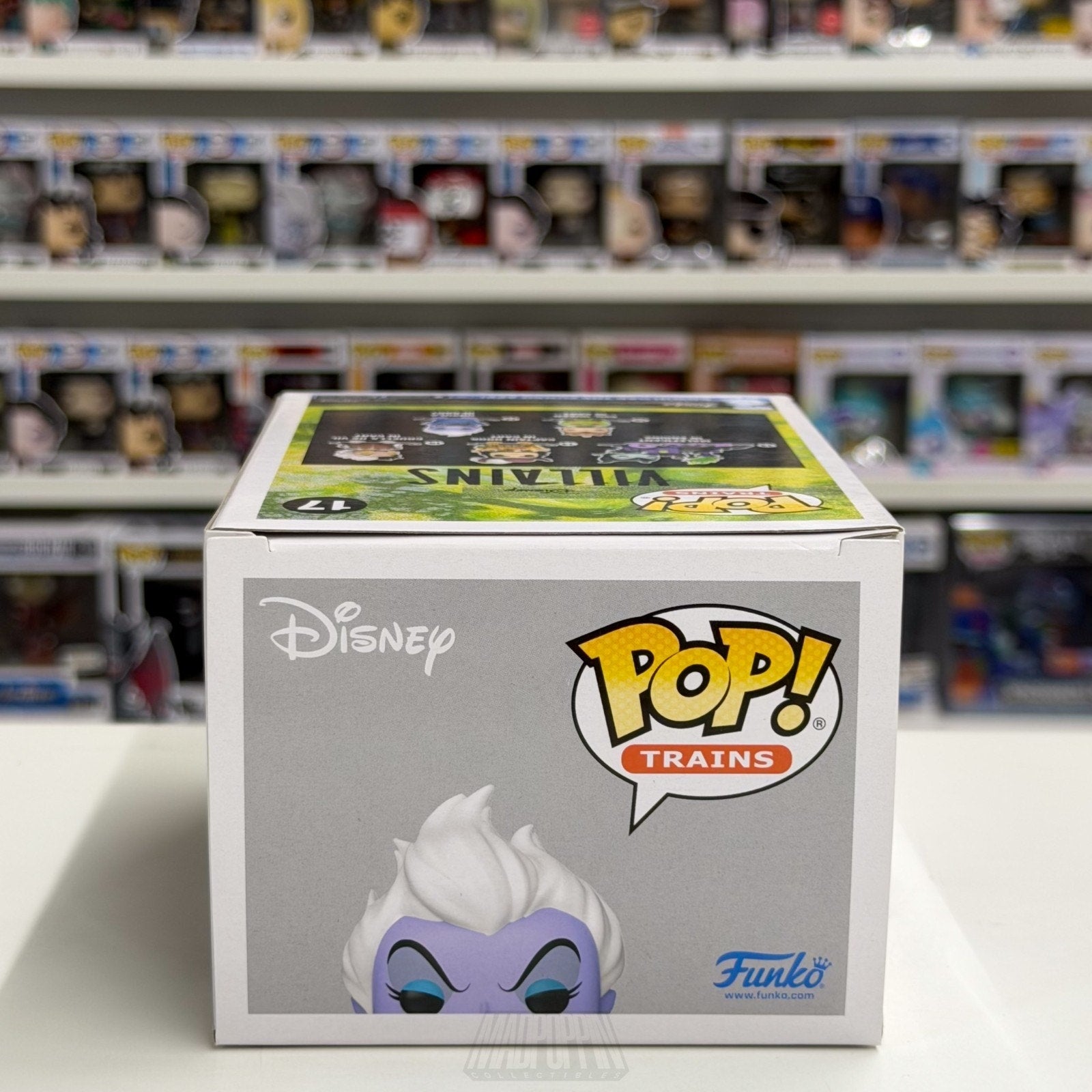 Funko Pop Trains Disney Villains Ursula in Cart 17 Little Mermaid Vinyl Figure