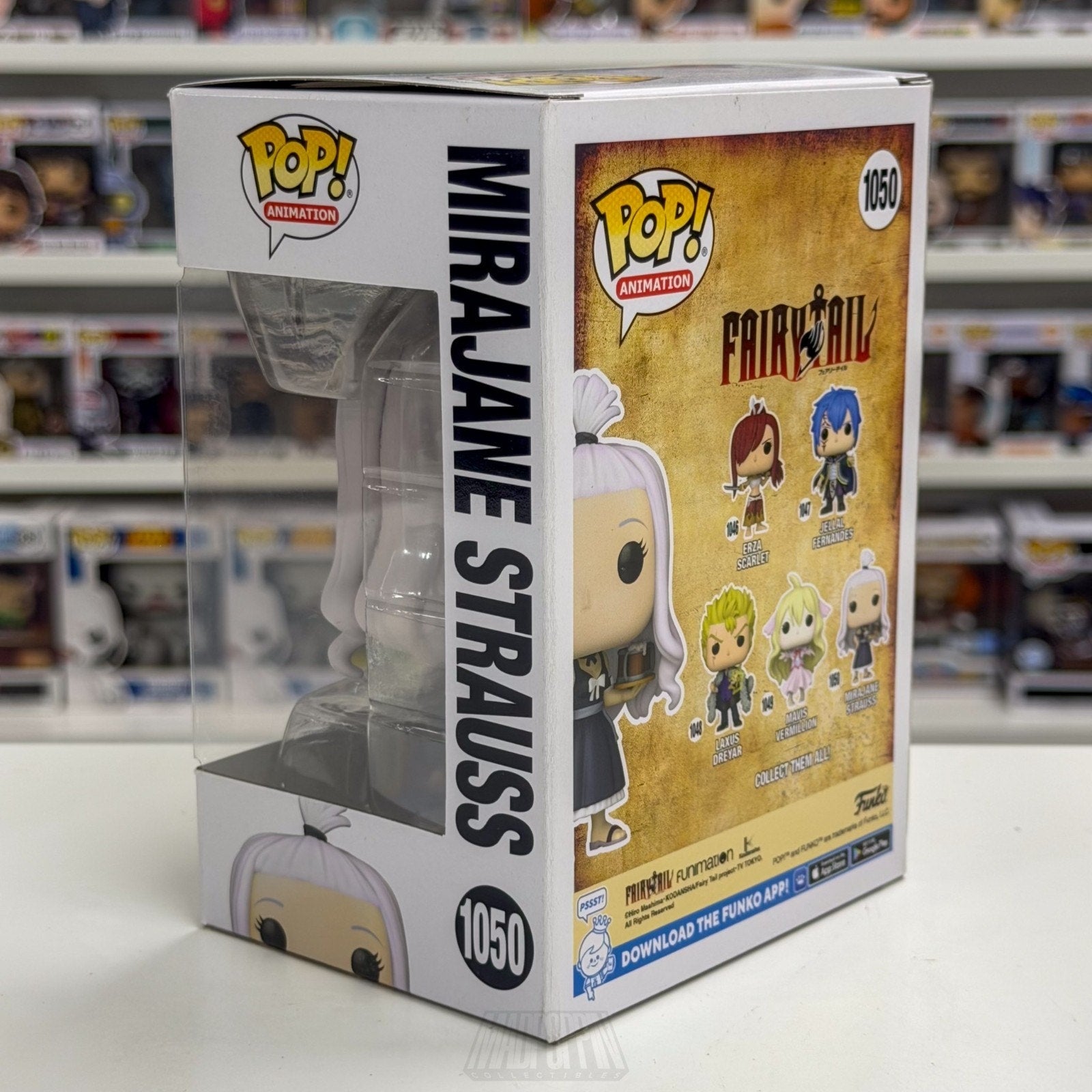 Funko Pop Anime Fairy Tail Mirajane Strauss 1050 Japanese Manga Toy Vinyl Figure