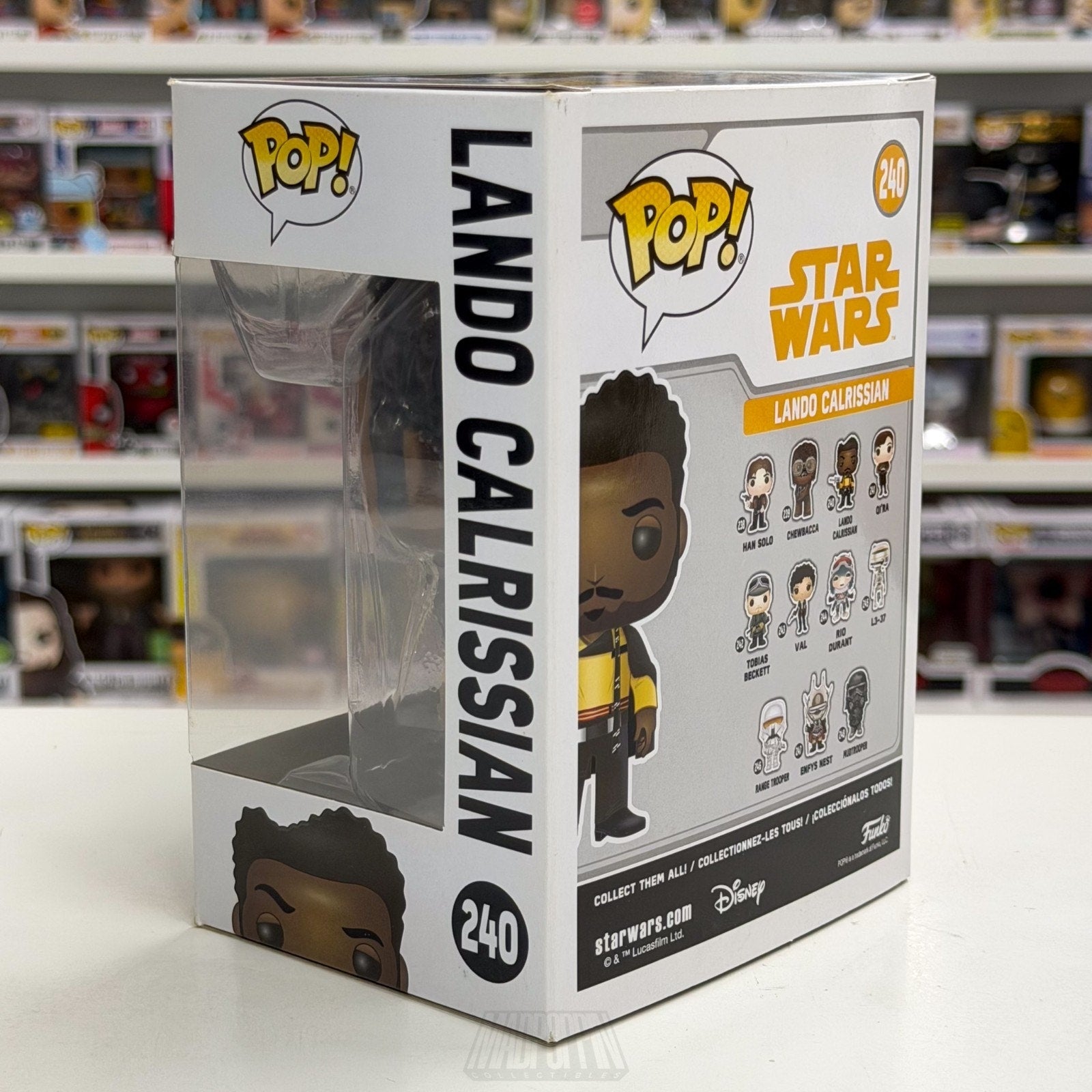 Funko Pop Star Wars Solo Story Young Lando Calrissian 240 Smuggler Vinyl Figure