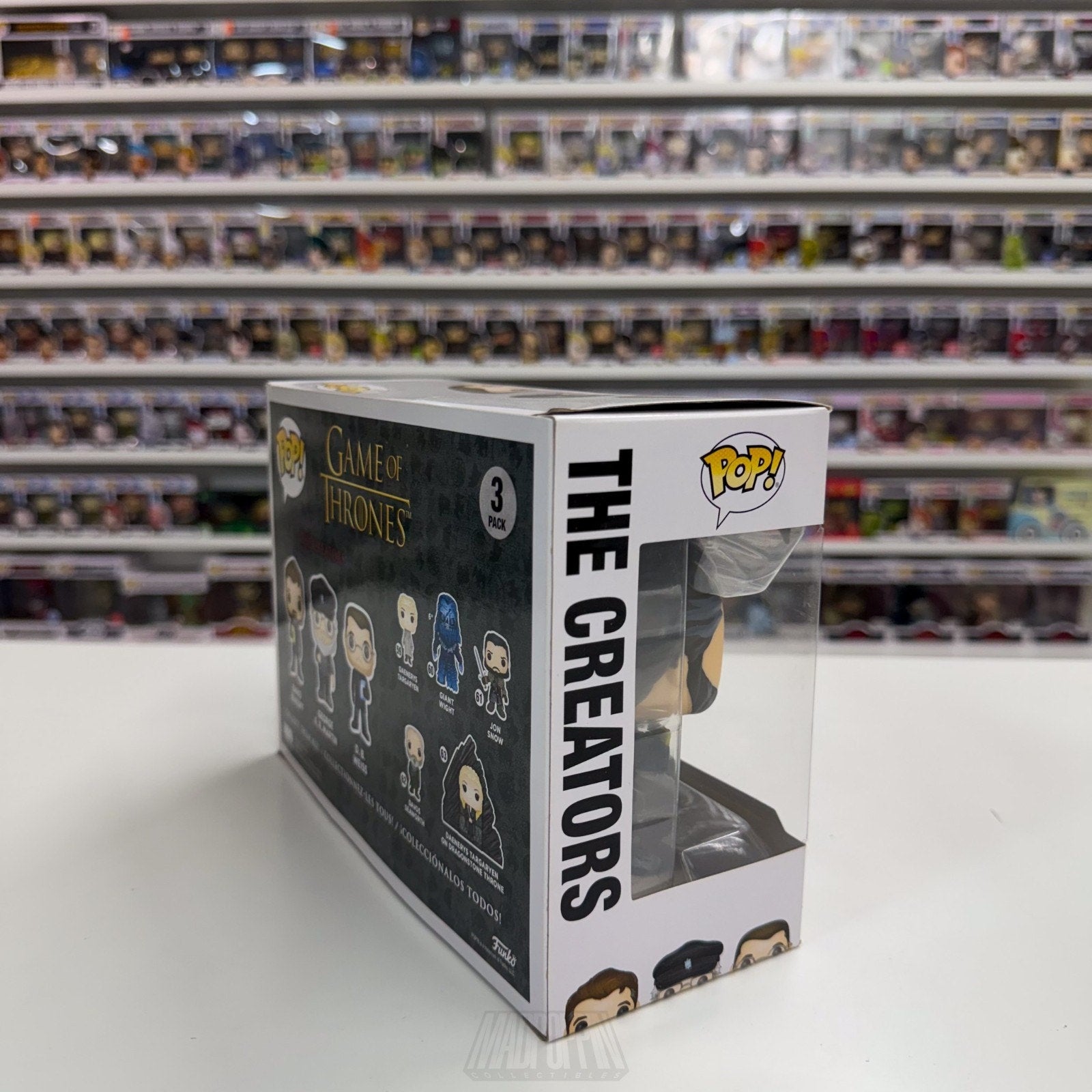 Funko Pop TV HBO Game of Thrones The Creators NYCC Excl 3 Pack Toy Vinyl Figure