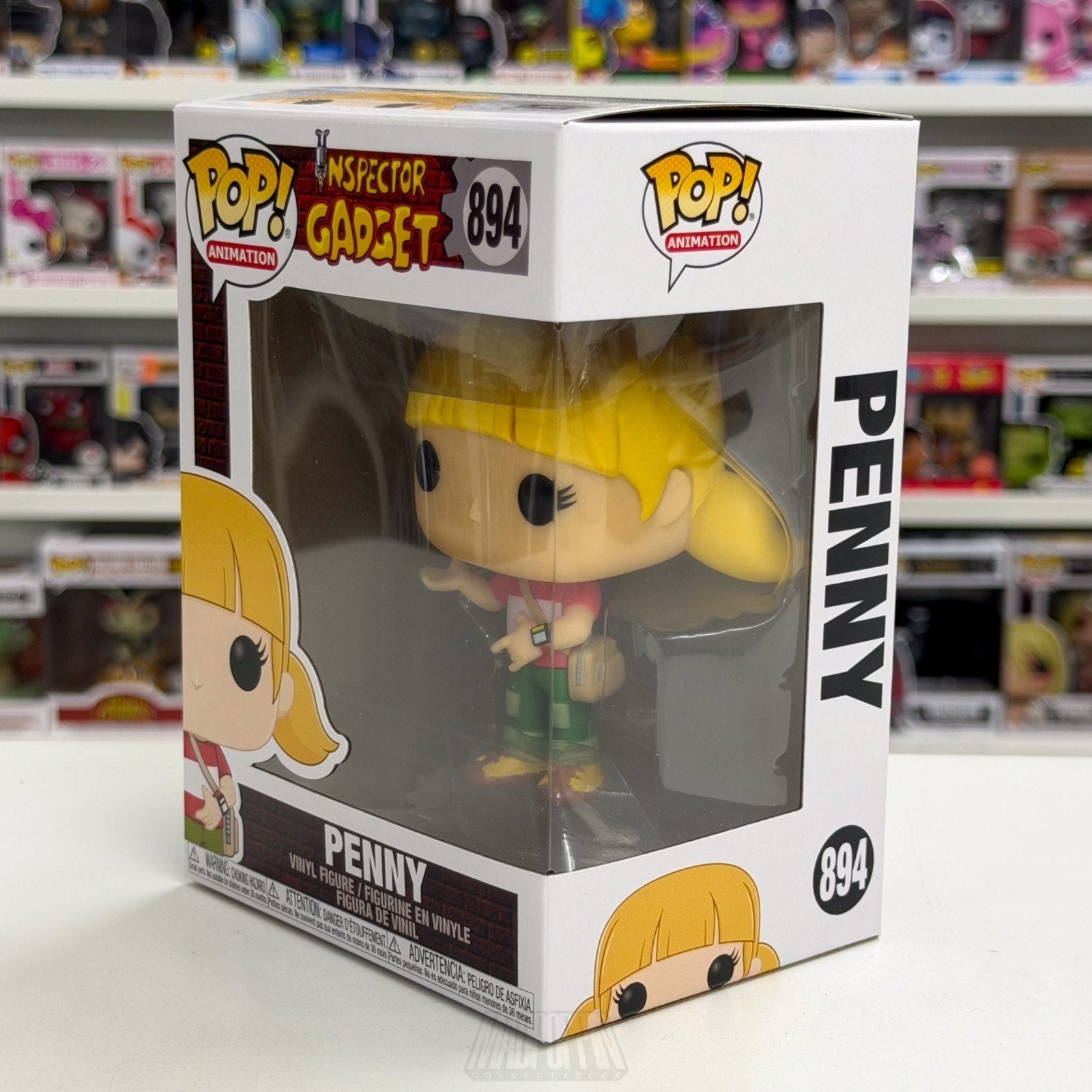 Funko Pop Animation Inspector Gadget Penny 894 Niece Sidekick Toy Vinyl Figure