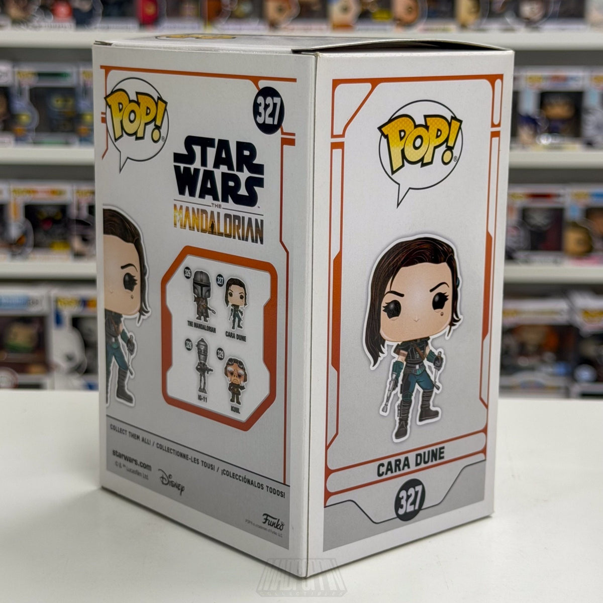 Funko Pop Star Wars The Mandalorian Cara Dune 327 Rebel Mercenary Vinyl Figure