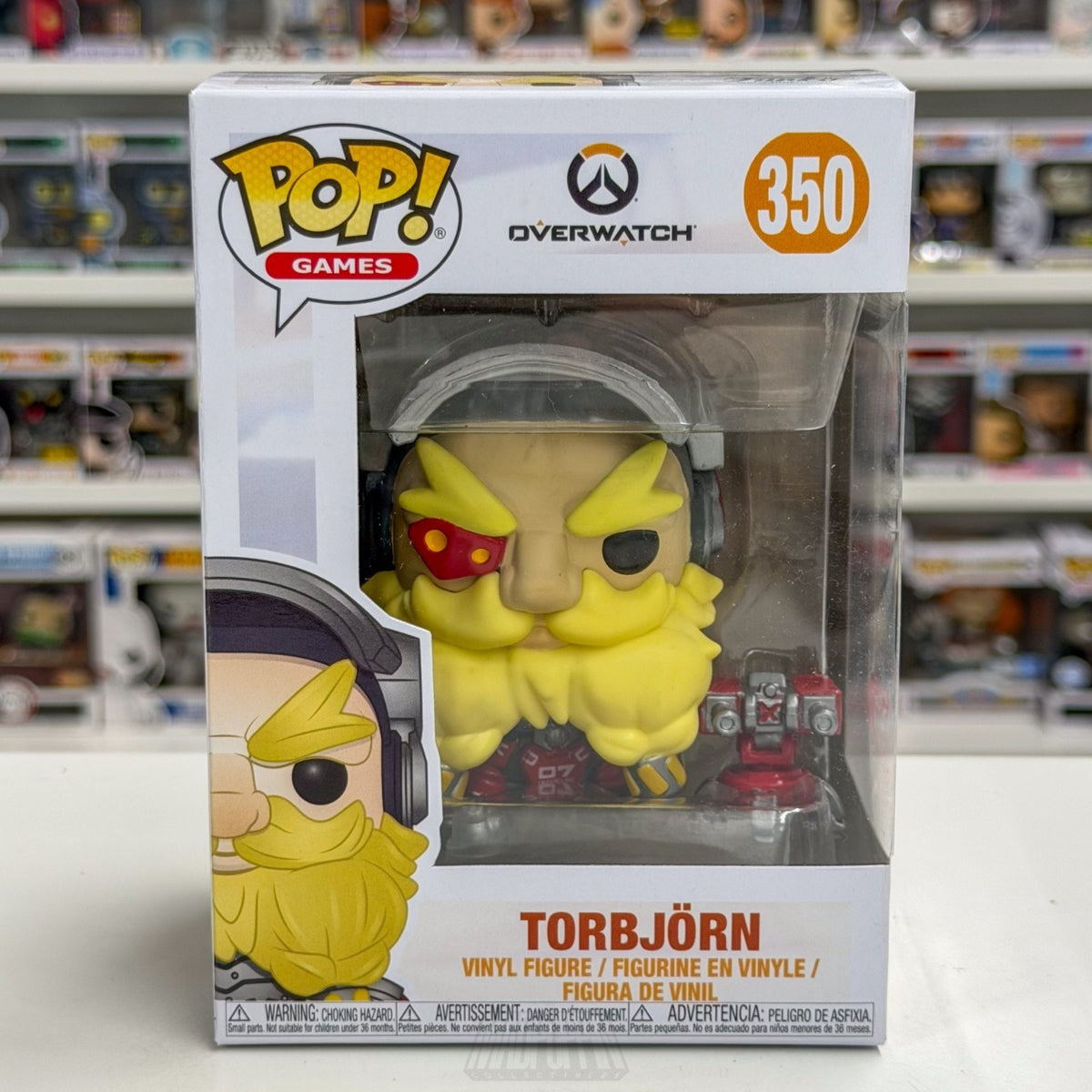 Funko Pop Video Games Overwatch Torbjorn 350 Blizzard Entertainment Vinyl Figure