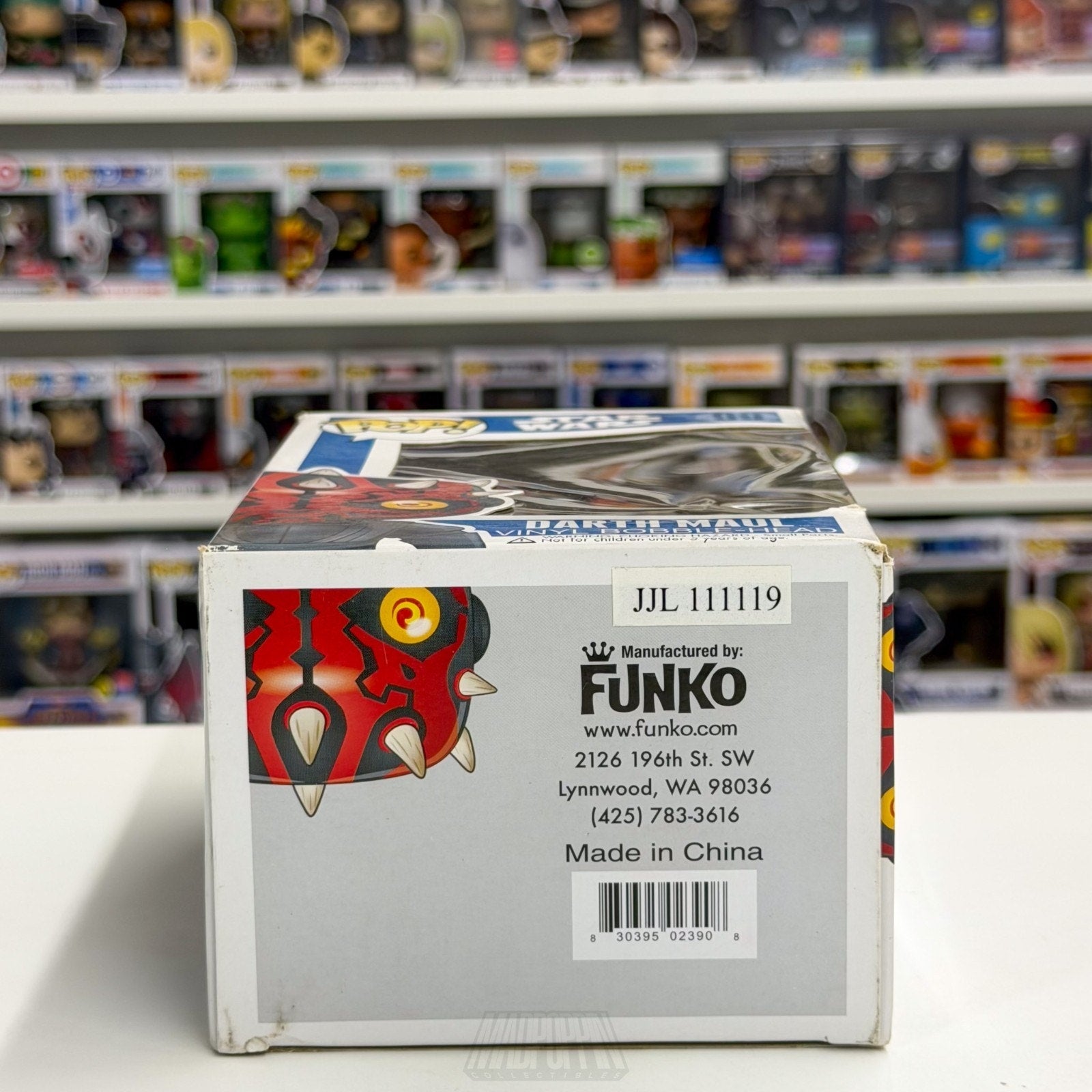 Funko Pop Star Wars Darth Maul Original Blue Box Large Font 09 Sith Vinyl Figure