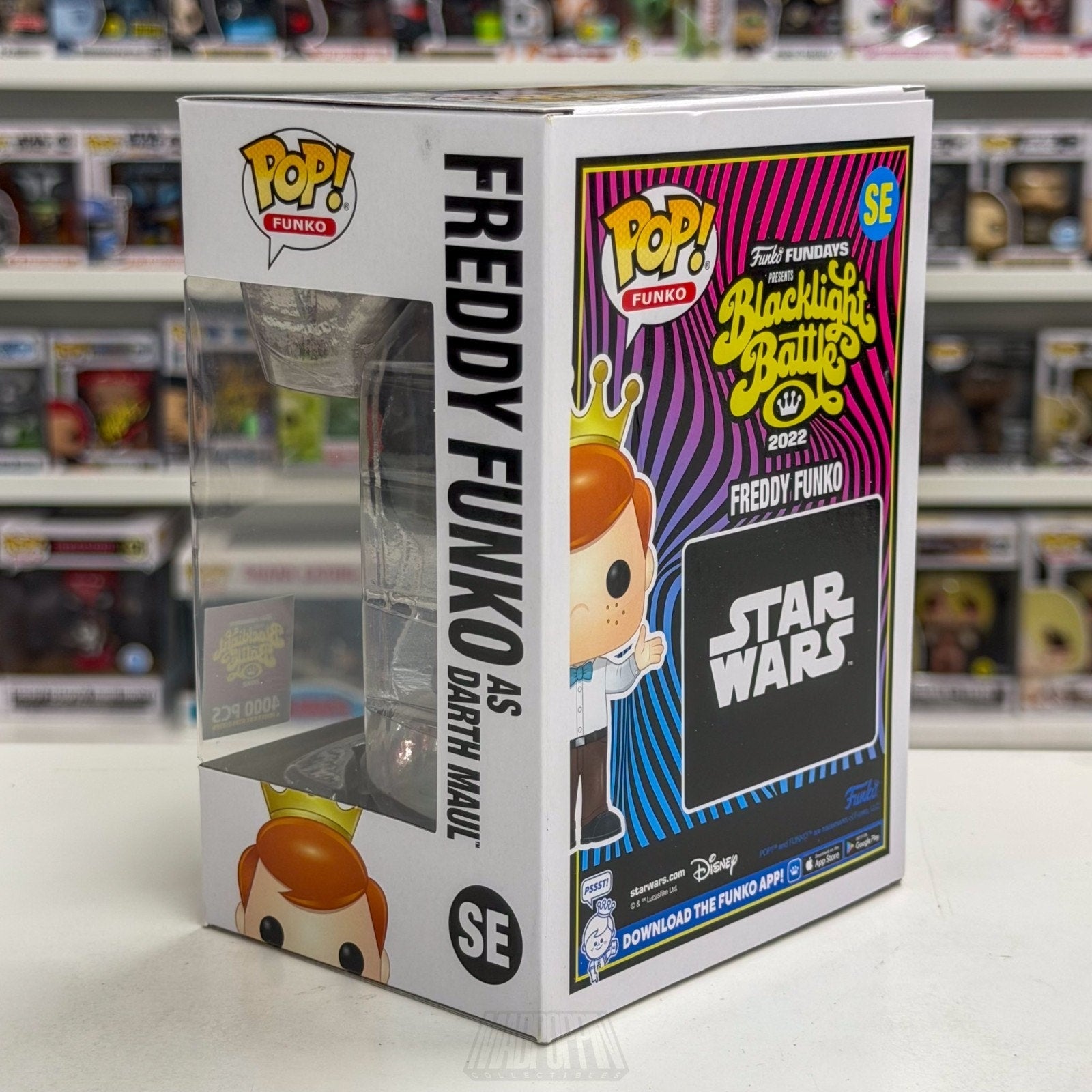 Funko Pop Fundays Blacklight Battle Darth Maul SE Star Wars Sith Vinyl Figure