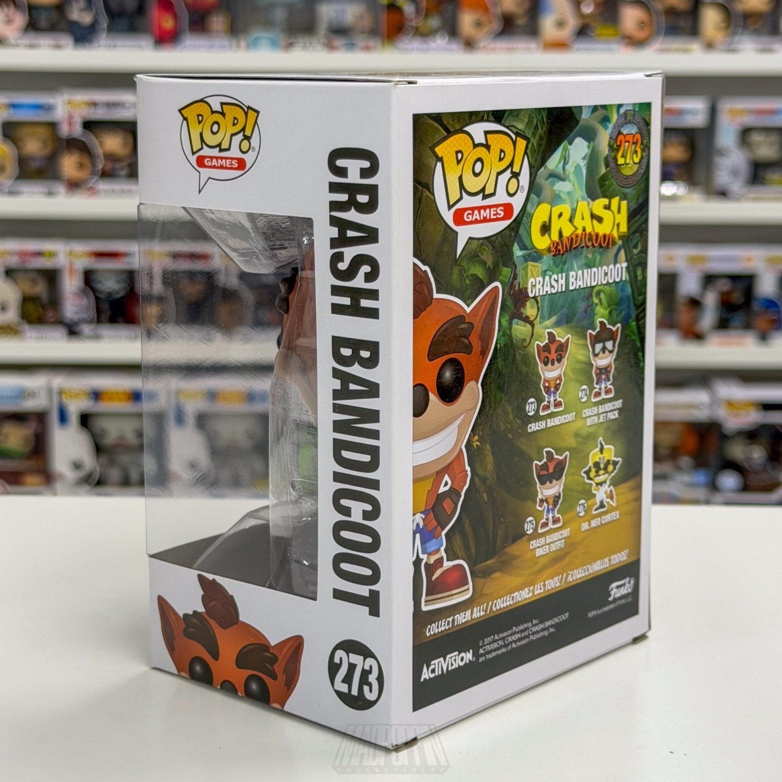 Funko Pop Video Games Crash Bandicoot 273 Vaulted Rare Playstation Vinyl Figure