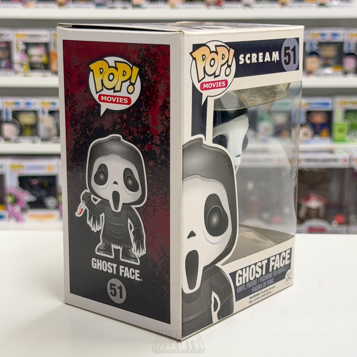 Funko Pop Movies Scream Ghost Face 51 Killer Slasher Horror Toy Vinyl Figure