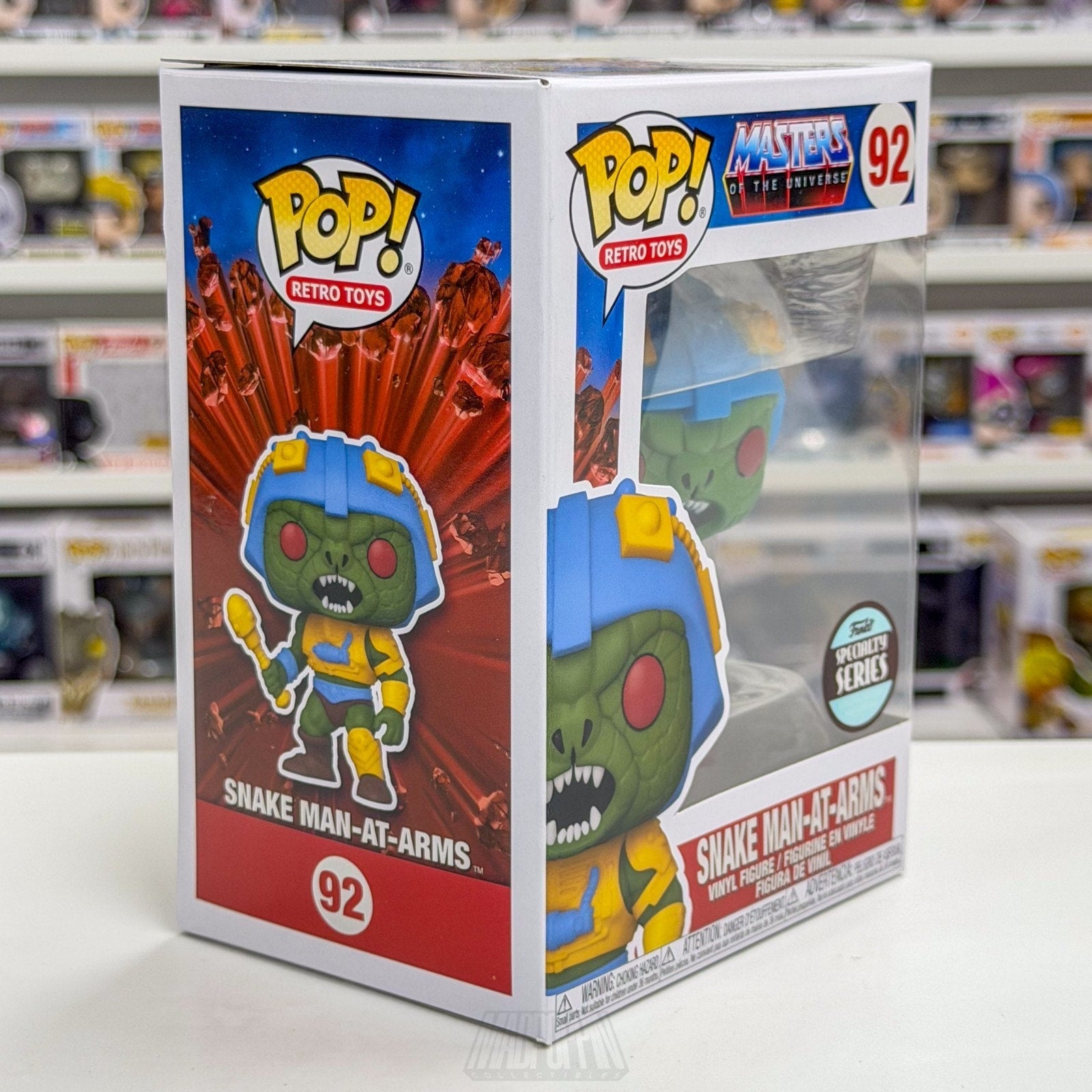 Funko Pop Masters of the Universe Snake Man-at-Arms Specialty Series 92 Figure